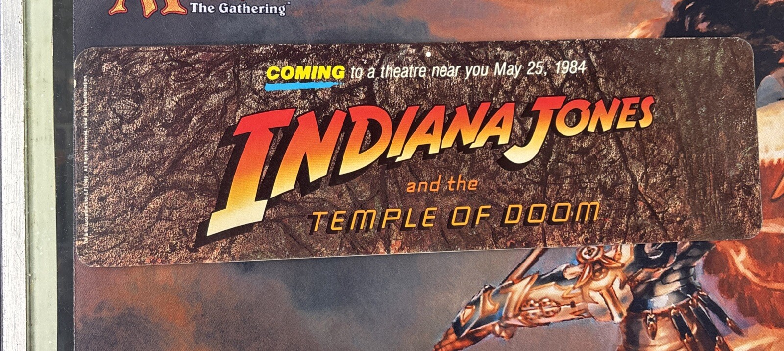 Indiana Jones And The Temple Of Doom Mobile Display 1984 4 1/4×13 7/8