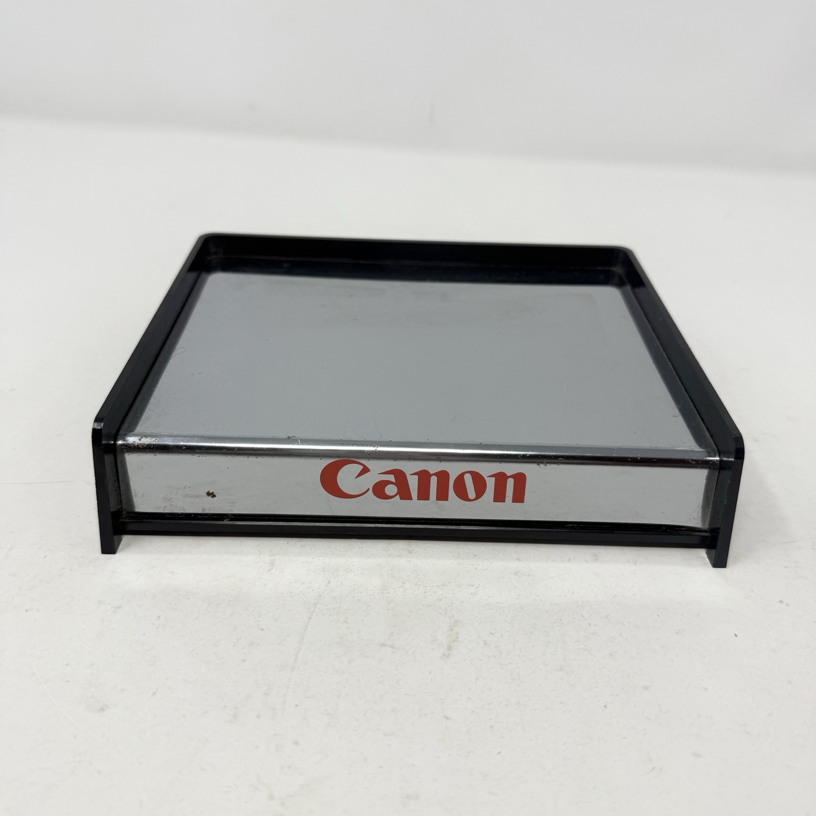 Canon Dealer Display Stand – Store Advertising Platform Japan VTG Retail Mirror