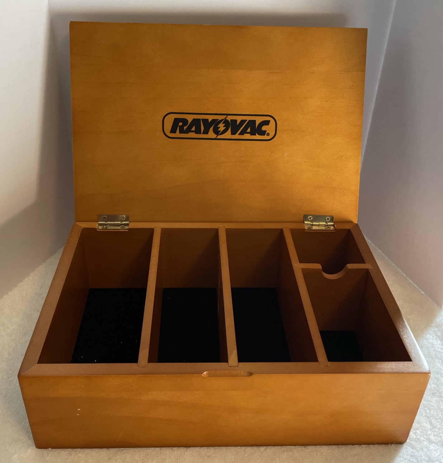 Rare Vintage Rayovac Battery Display Box Made In China. Very Nice Condition