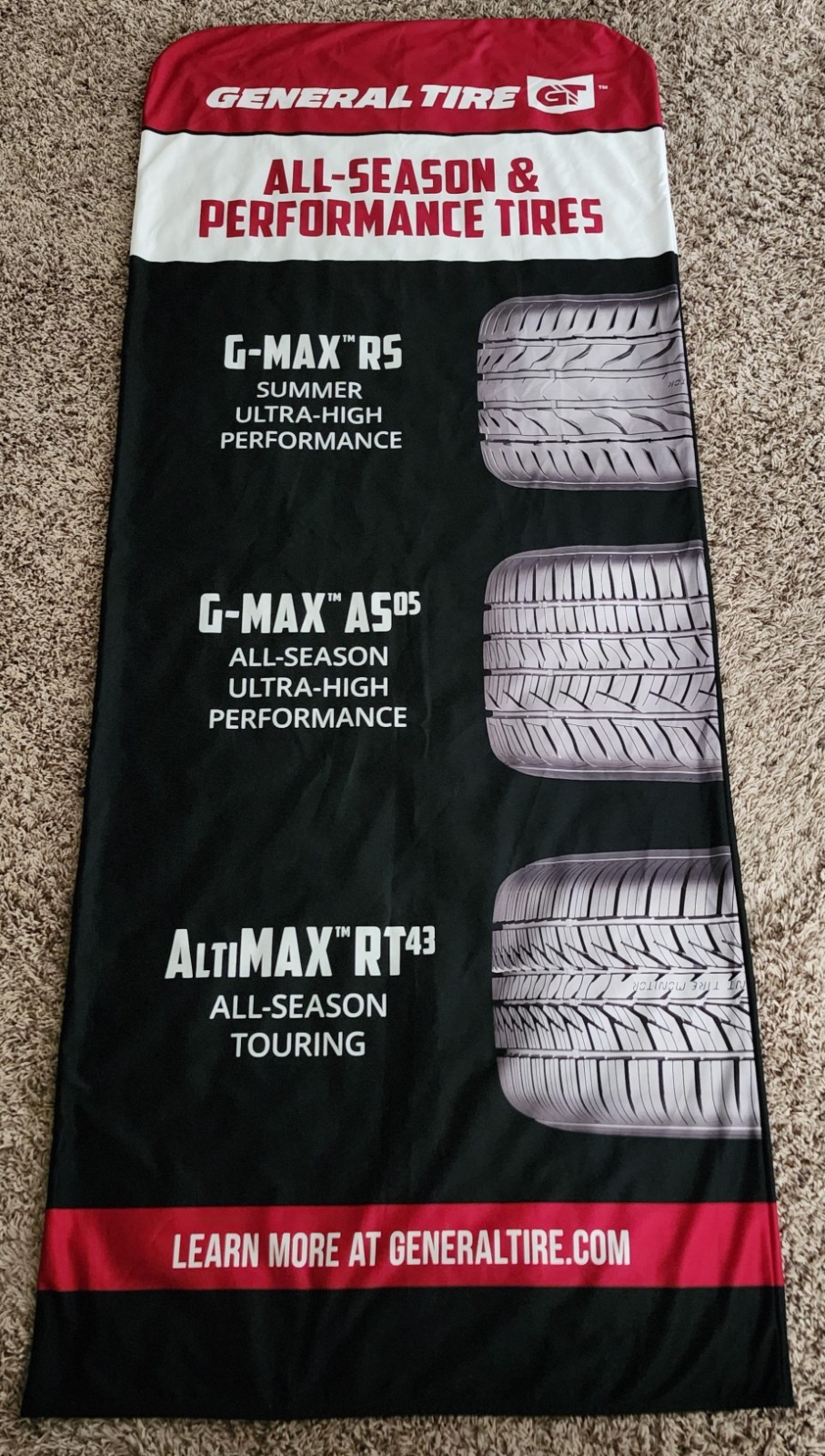 Never Used! General Tire Automotive Dealer Store Display Tire Cover Mancave.