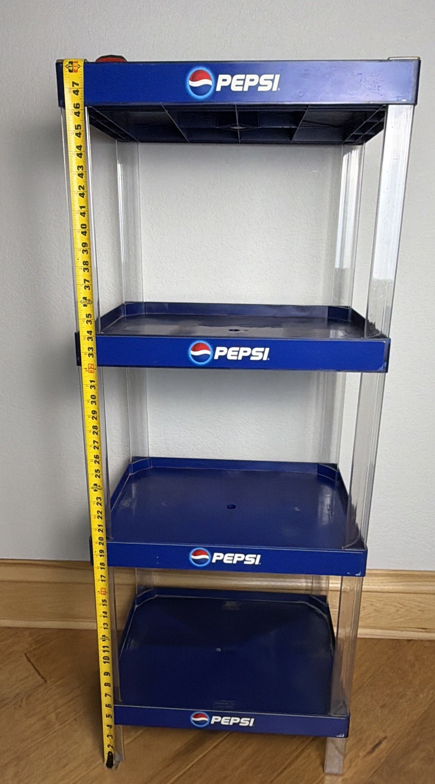 Vintage Pepsi Showoff 3×4 Store Display Rack Paul Flum 4 Tier Counter Display