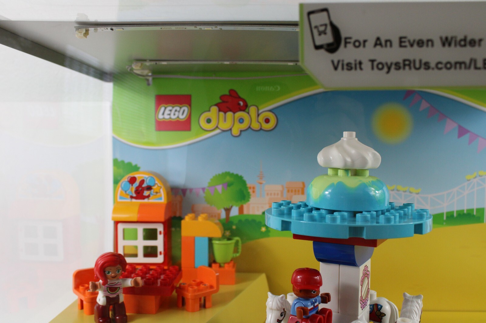 Toys R Us Exclusive LEGO Duplo My Town Retail Display Sign 10841 Figures Set