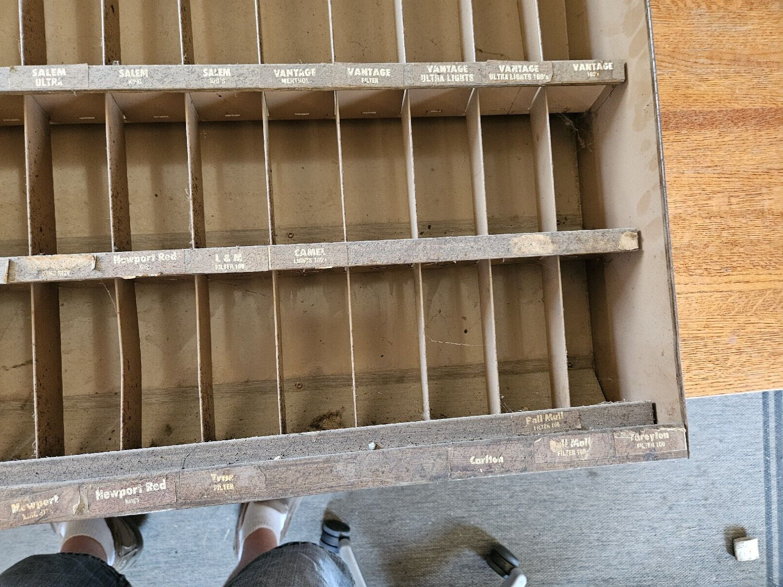 Vintage Metal Cigarette Store Display Sales Rack Case – Winston, Salem, Camel