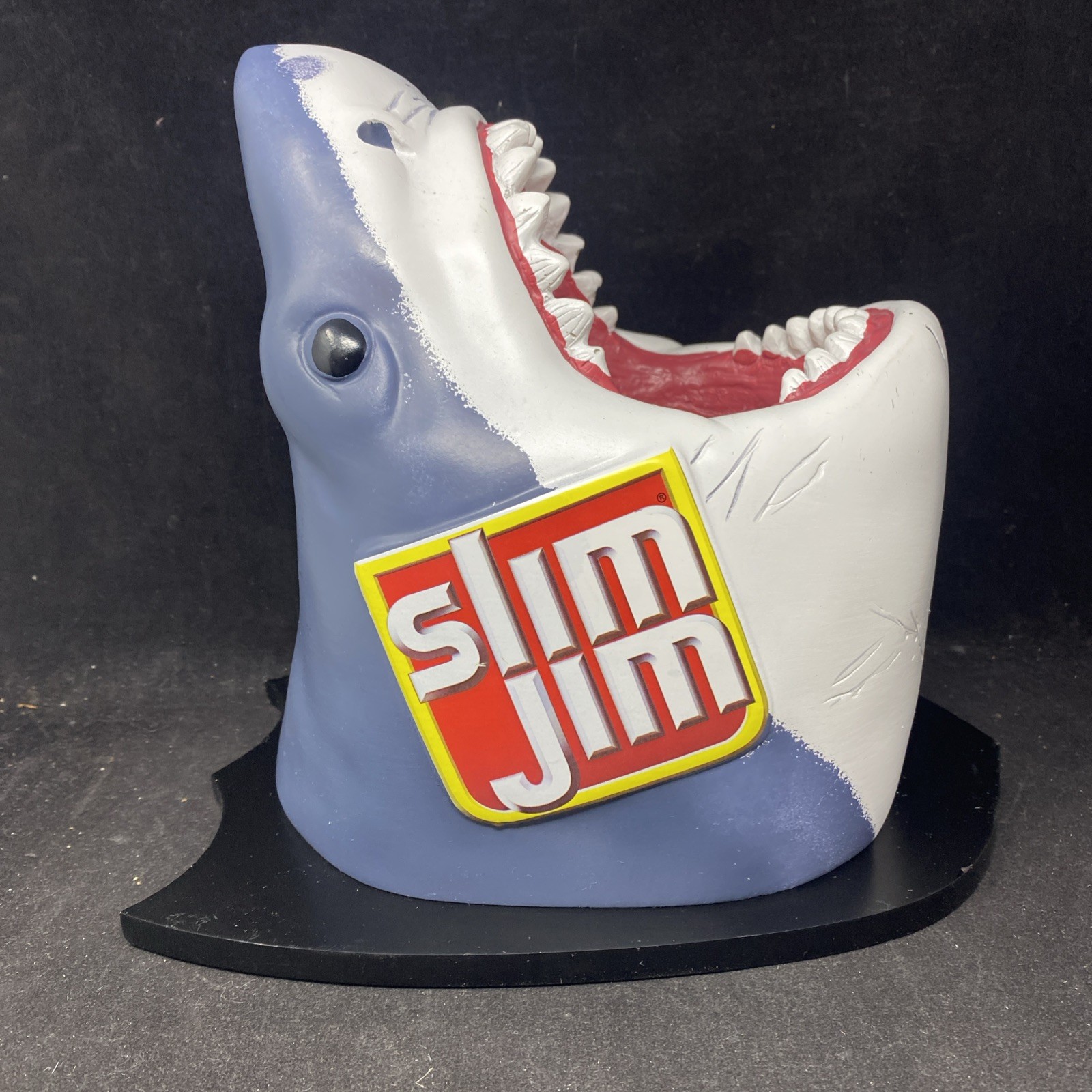 Slim Jim Shark Head Wall Mount Display Advertising Gas Station Promotional Jaws