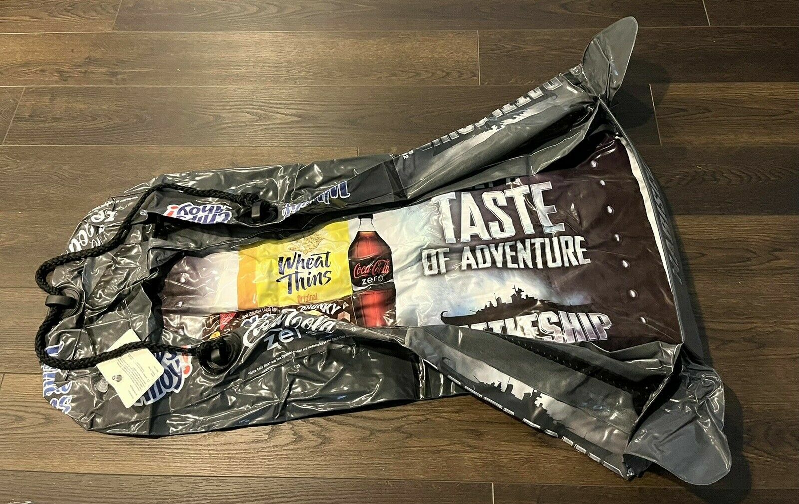 NIB 2012 Nabisco/Coke Battleship Life Raft Inflatable Advertising Store Display