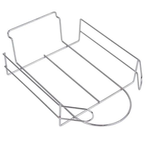 2 3/4 in. H x 8 1/2 in Chrome Steel Baseball Cap Display for Grid & Go Displays