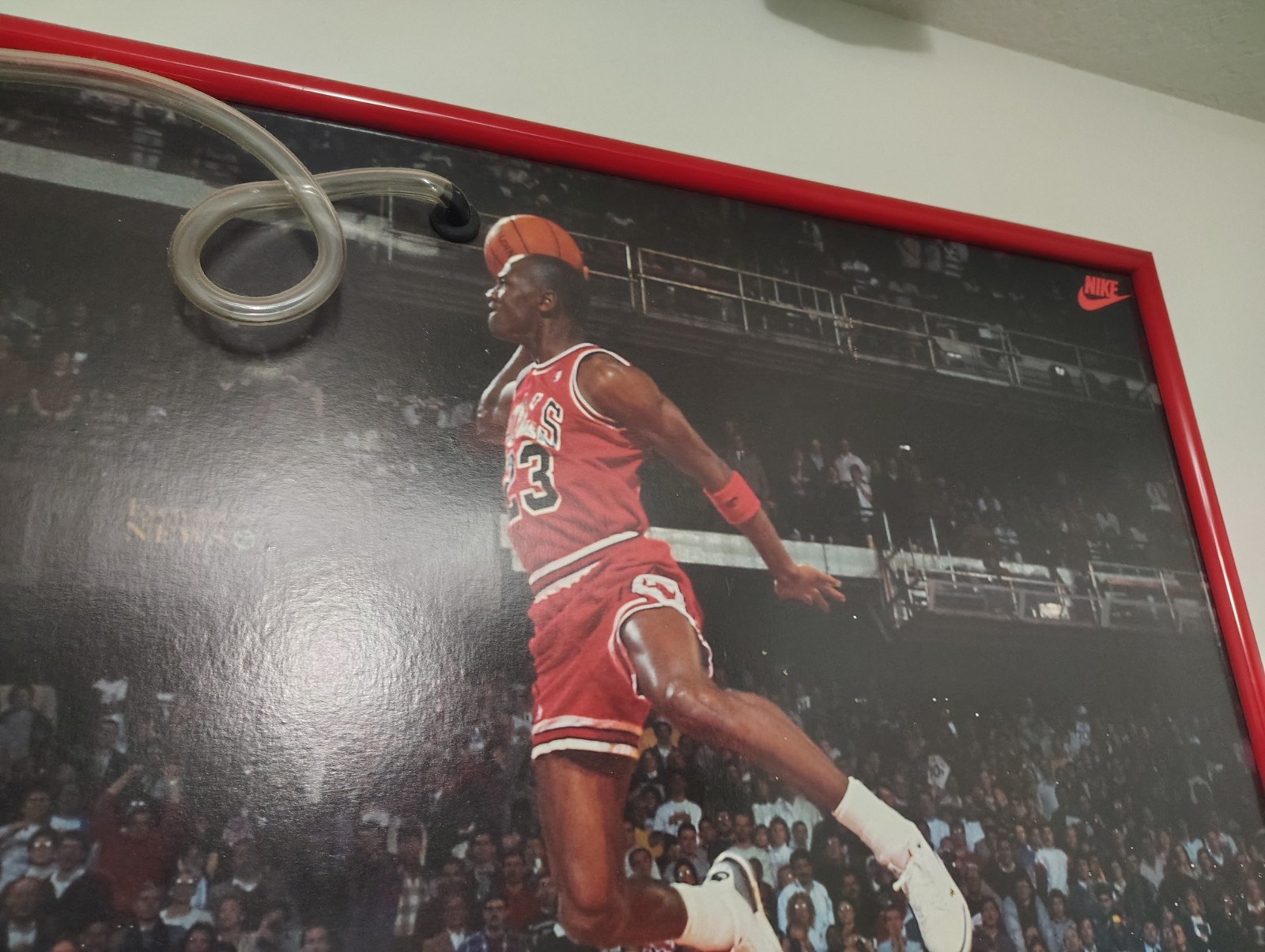 Michael Jordan #23 1988 Free Throw Line Dunk Contest Store Display Nike Sign