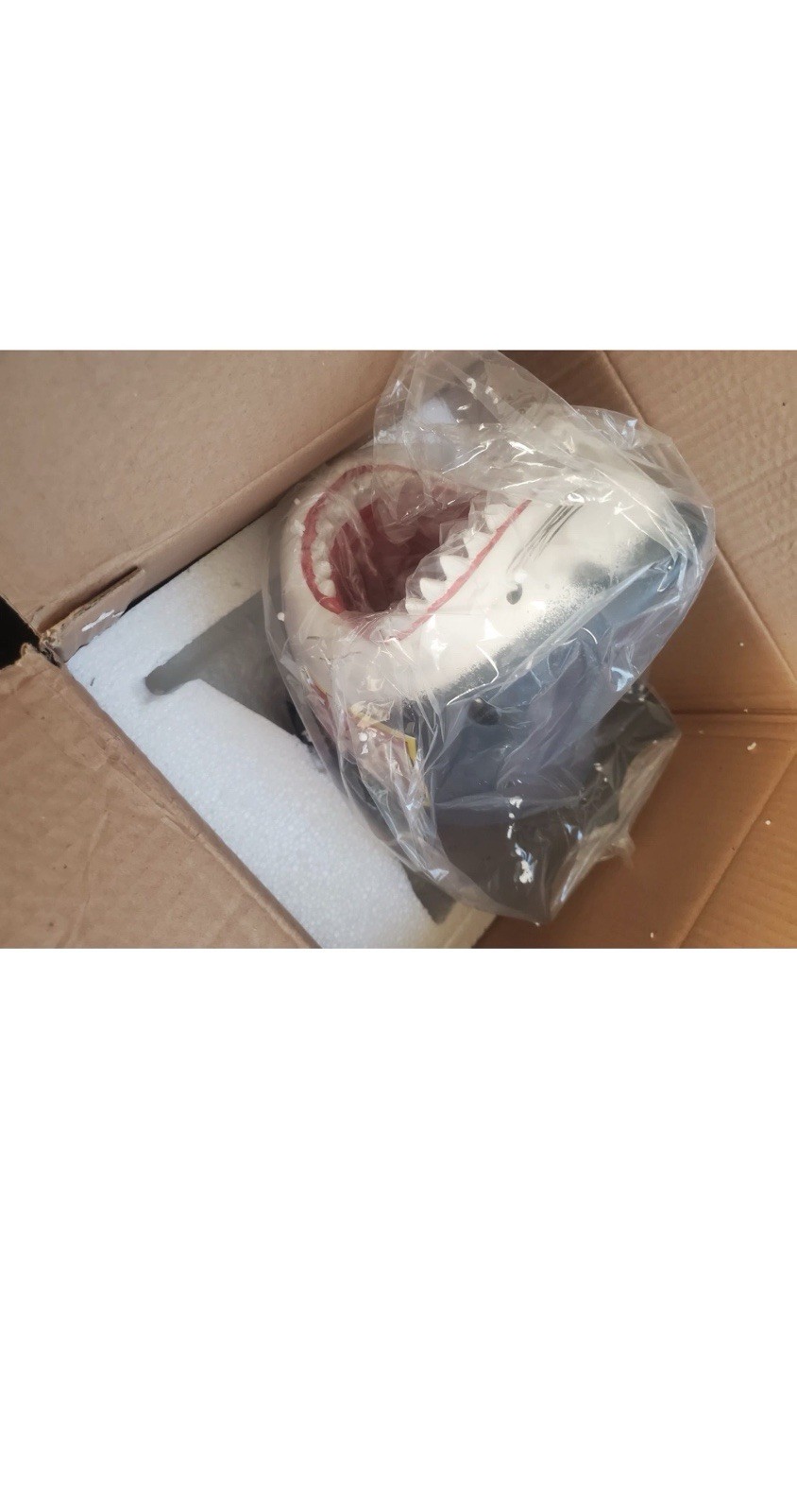 SLIM JIM Promotional Jaws Great White Shark Head Wall Mount Display.
