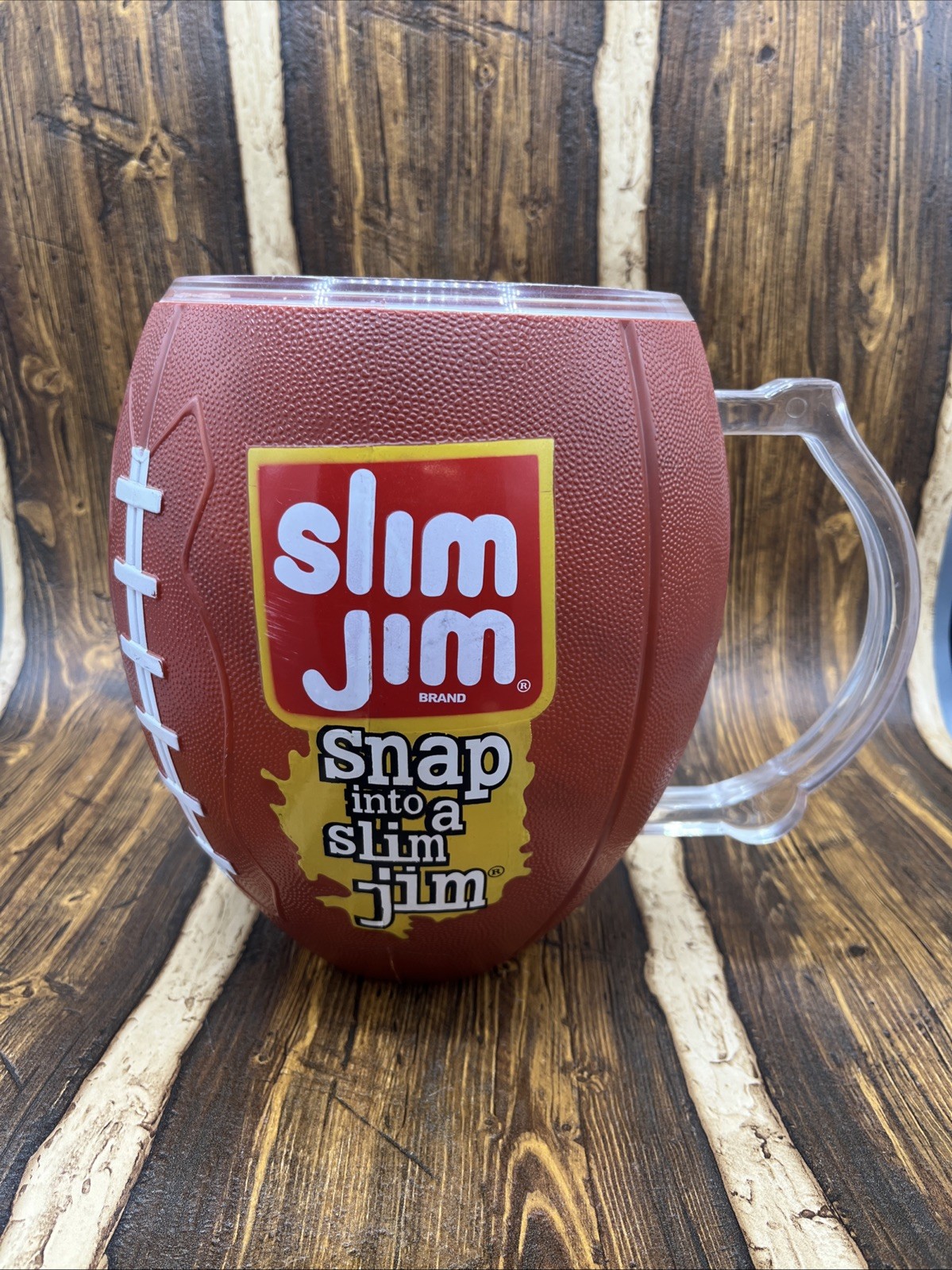 Slim Jim Large Plastic Football Store Display Cup / Mug / Bowl