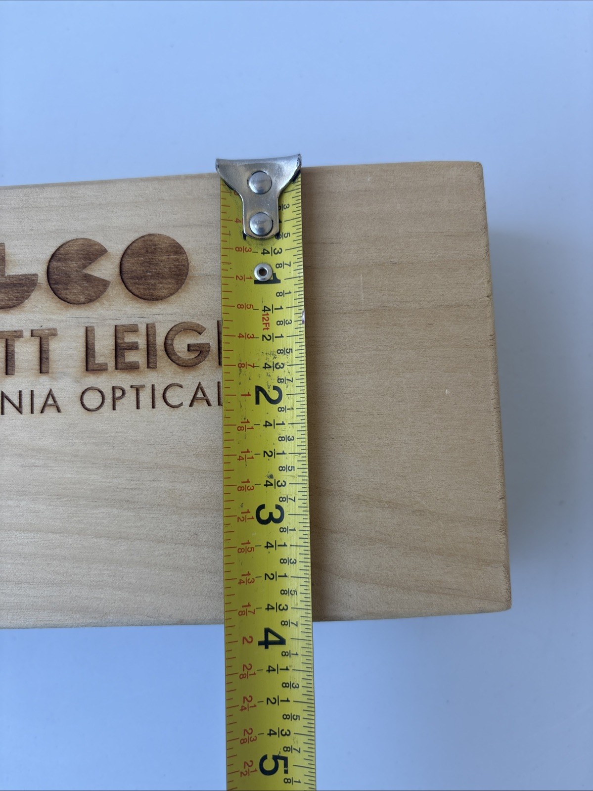 Rare Garrett Leight California Optical Store Display POS Sign Logo Wood