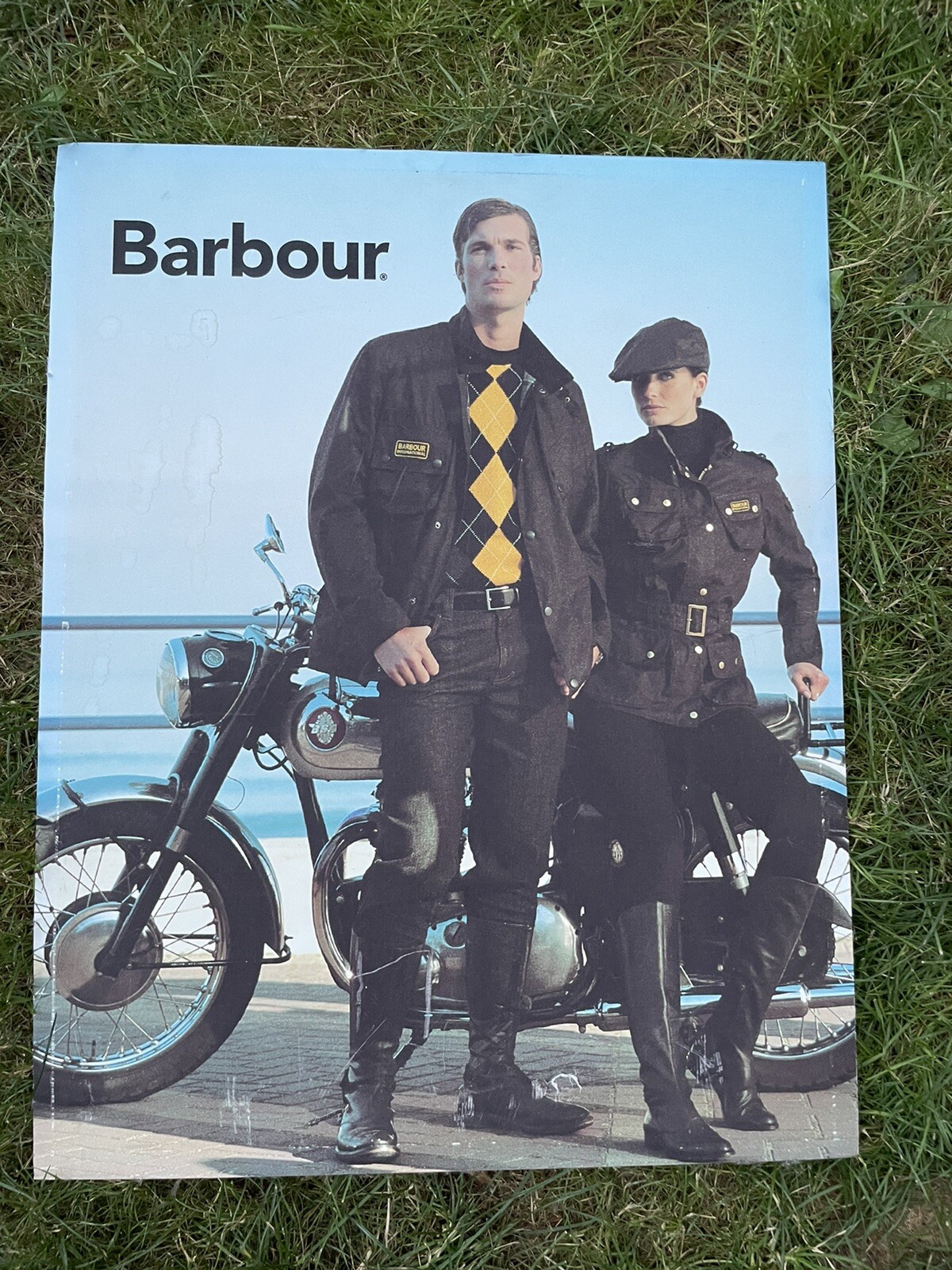 Vintage Barbour Advertising Store Display Promo Fixture 1980s 1990s
