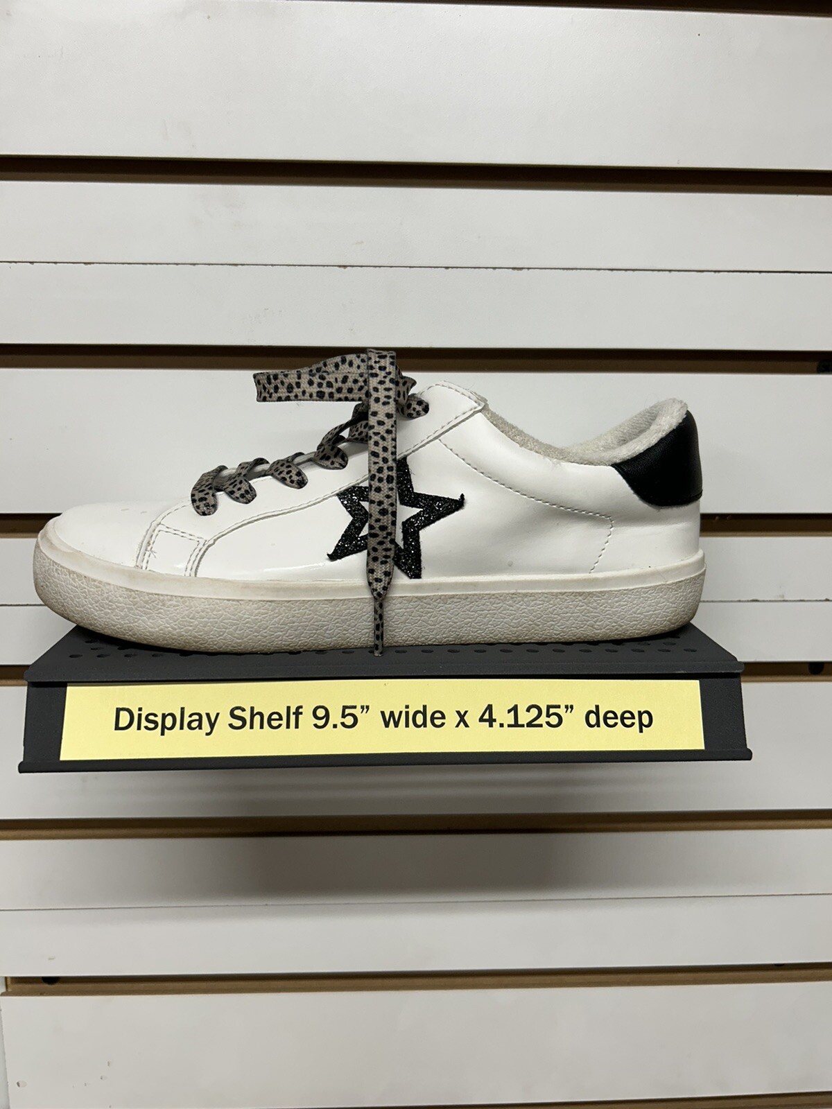15 Steel Shoe Display Slatwall Shelves, Collectables Diecast 9. 5×4” lot of 15