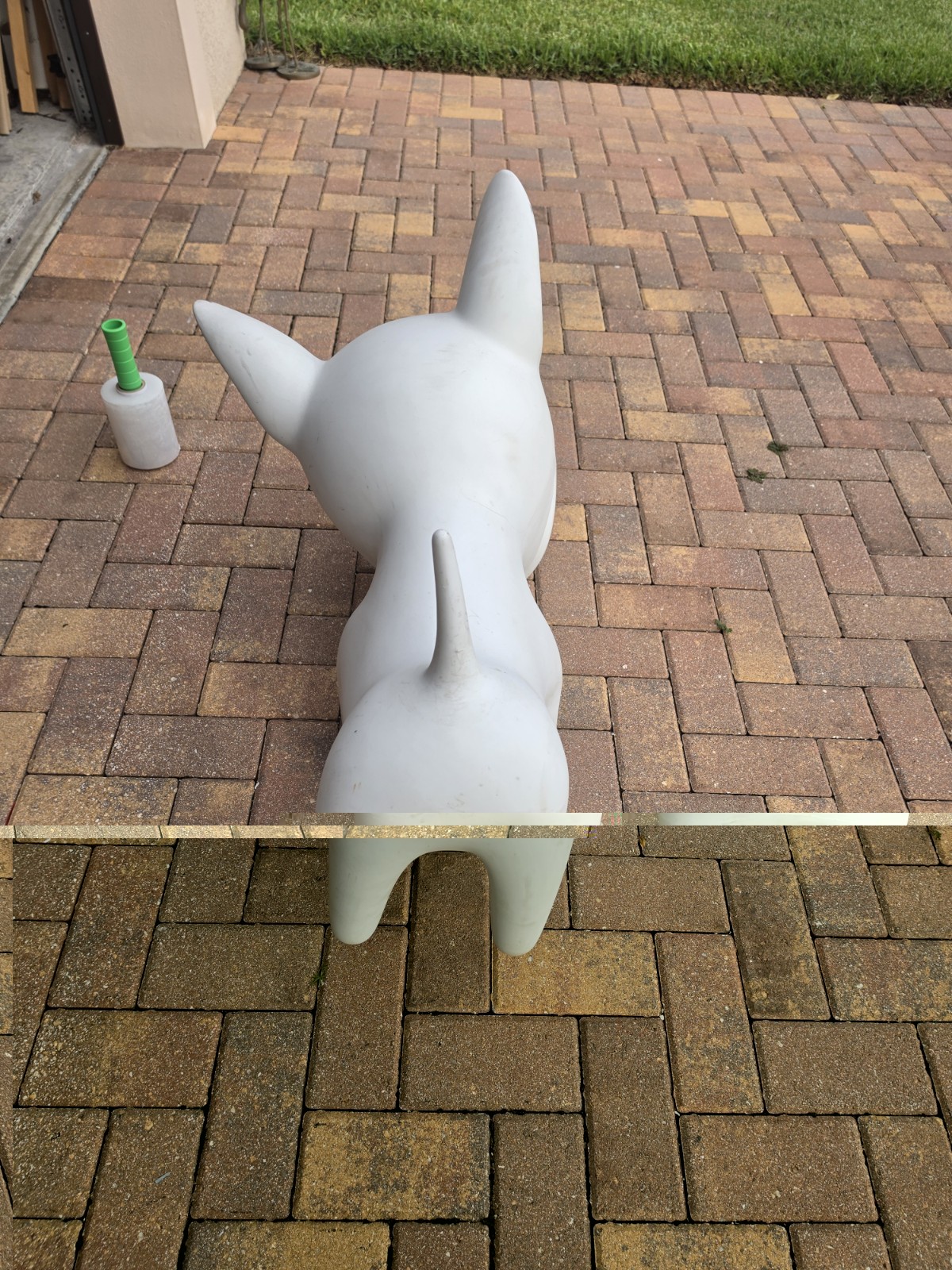 Bullseye Target Dog Mascot Giant Statue Store Display Mannequin Collectible READ