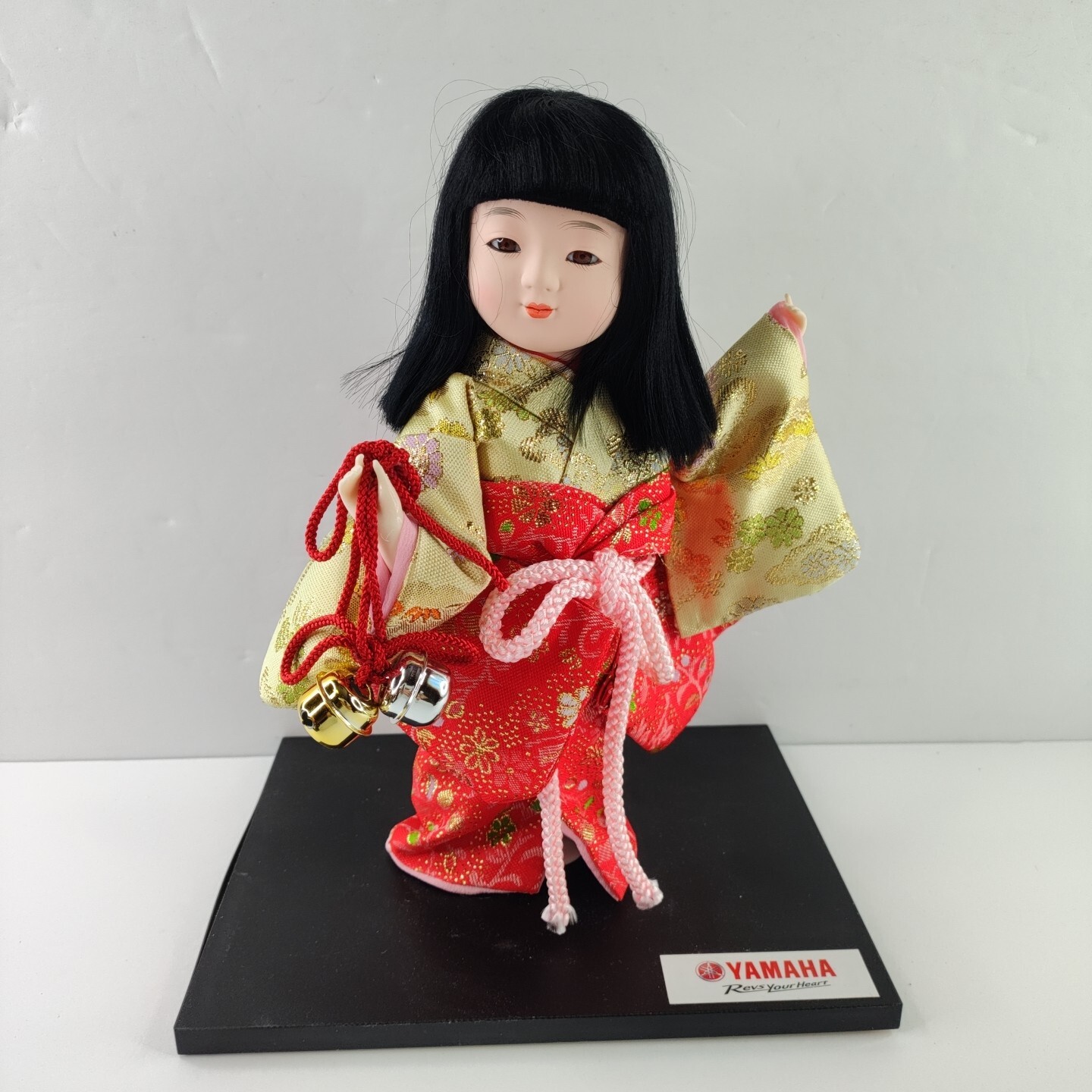 Rare Lot Yamaha Kyugetsu Doll Holding Fan Japanese Tokyo Japan Collectible Vtg 4