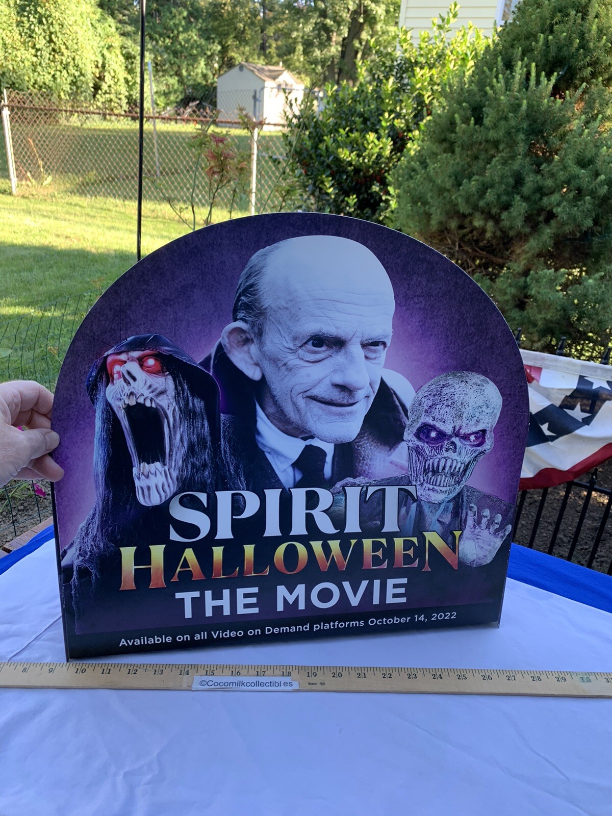 2022 Spirit Halloween The Movie Cardboard Stand Up Store Display Scare Horror