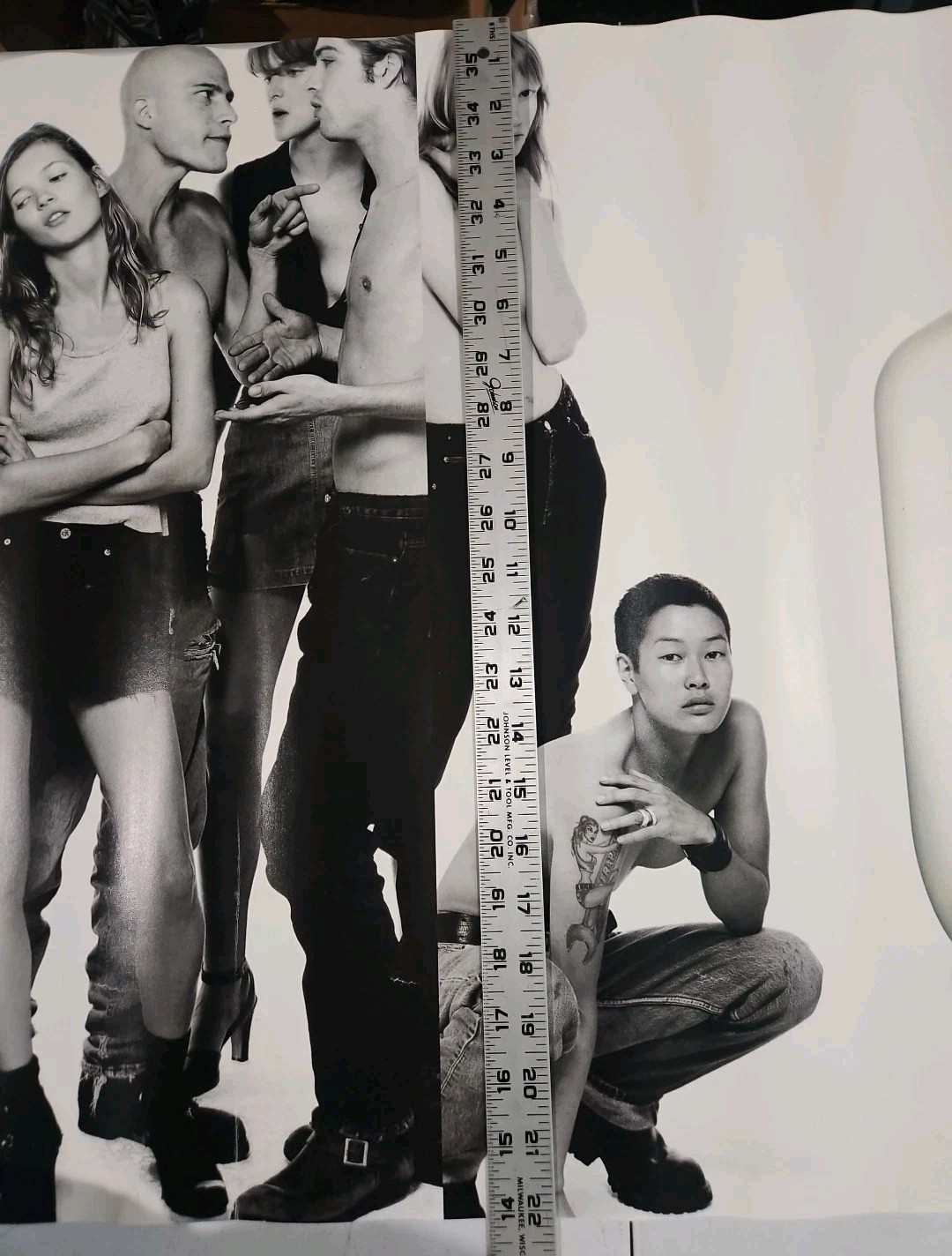 1994 CALVIN KLEIN CK One Unisex Fragrance Large 35×22 POSTER AD