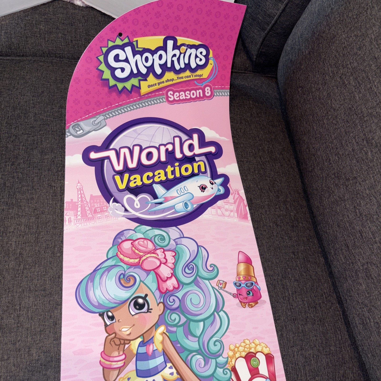 Toys R Us Geoffrey Retail Sign Store Aisle Display 48” X 10” Left. & Shopkins