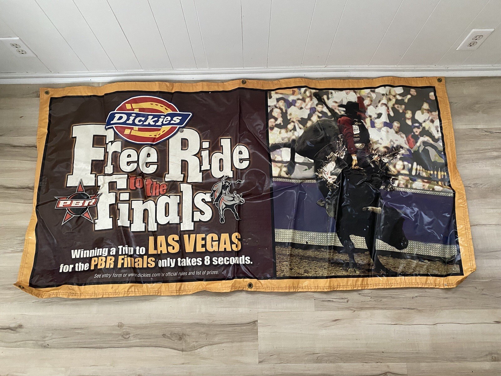 Dickies Free Ride to the PBR Finals Bull Riding Las Vegas Big Vinyl Banner