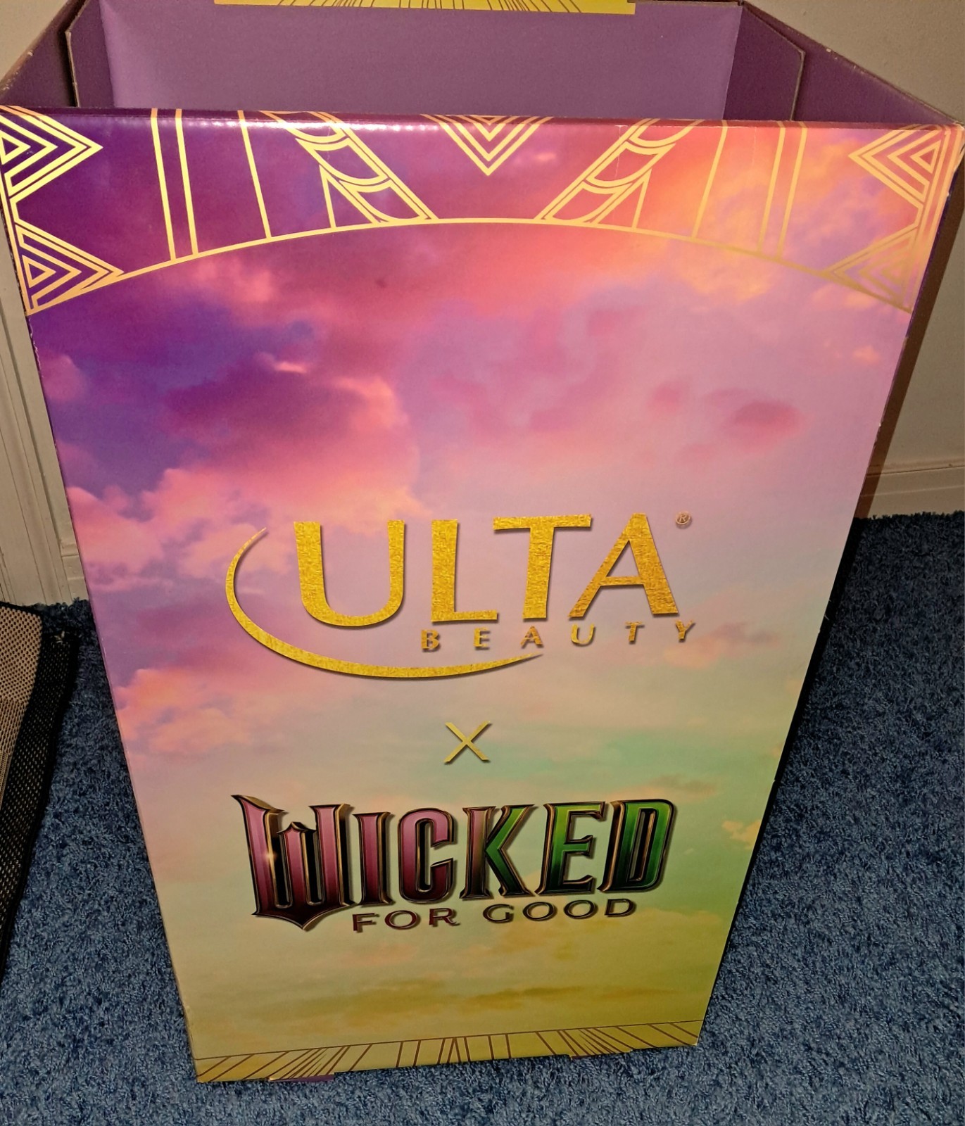 Wicked For Good Ariana Grande Movie PROMO STORE DISPLAY 4 FT Ulta Beauty RARE