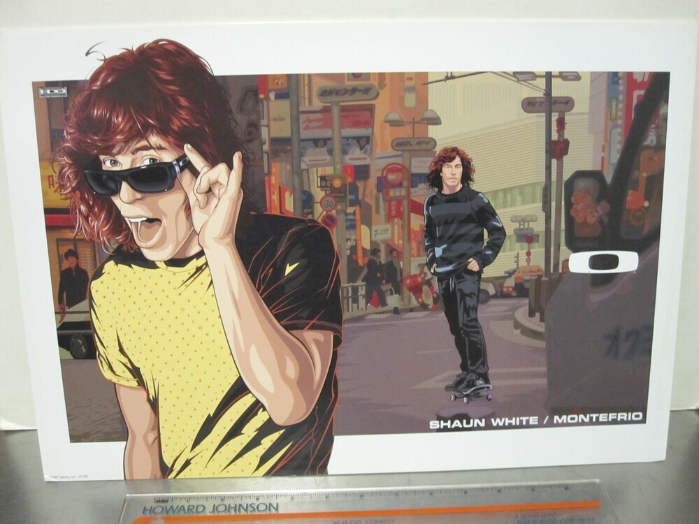 OAKLEY 2007 Shaun White Snowboard dealer counter display standee NEW old stock