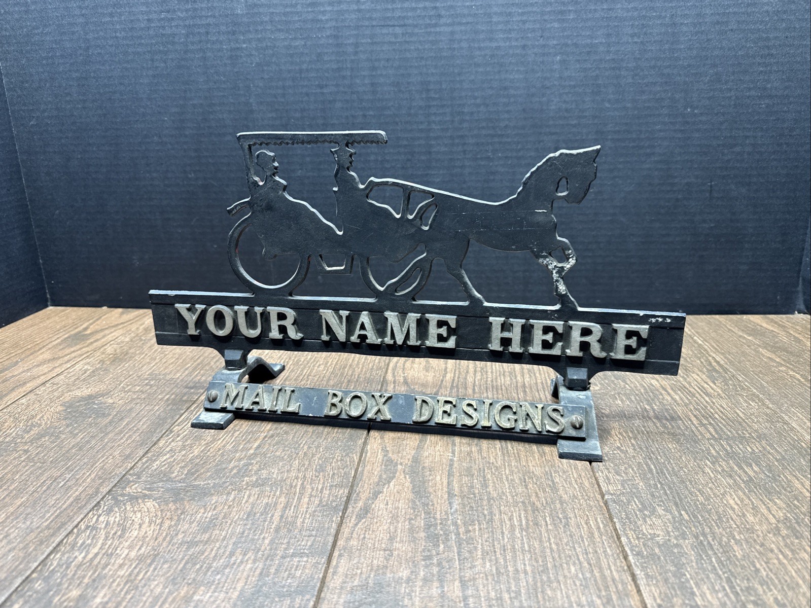 Vintage SILHOUETTES RURAL MAIL BOX SALESMAN SAMPLE