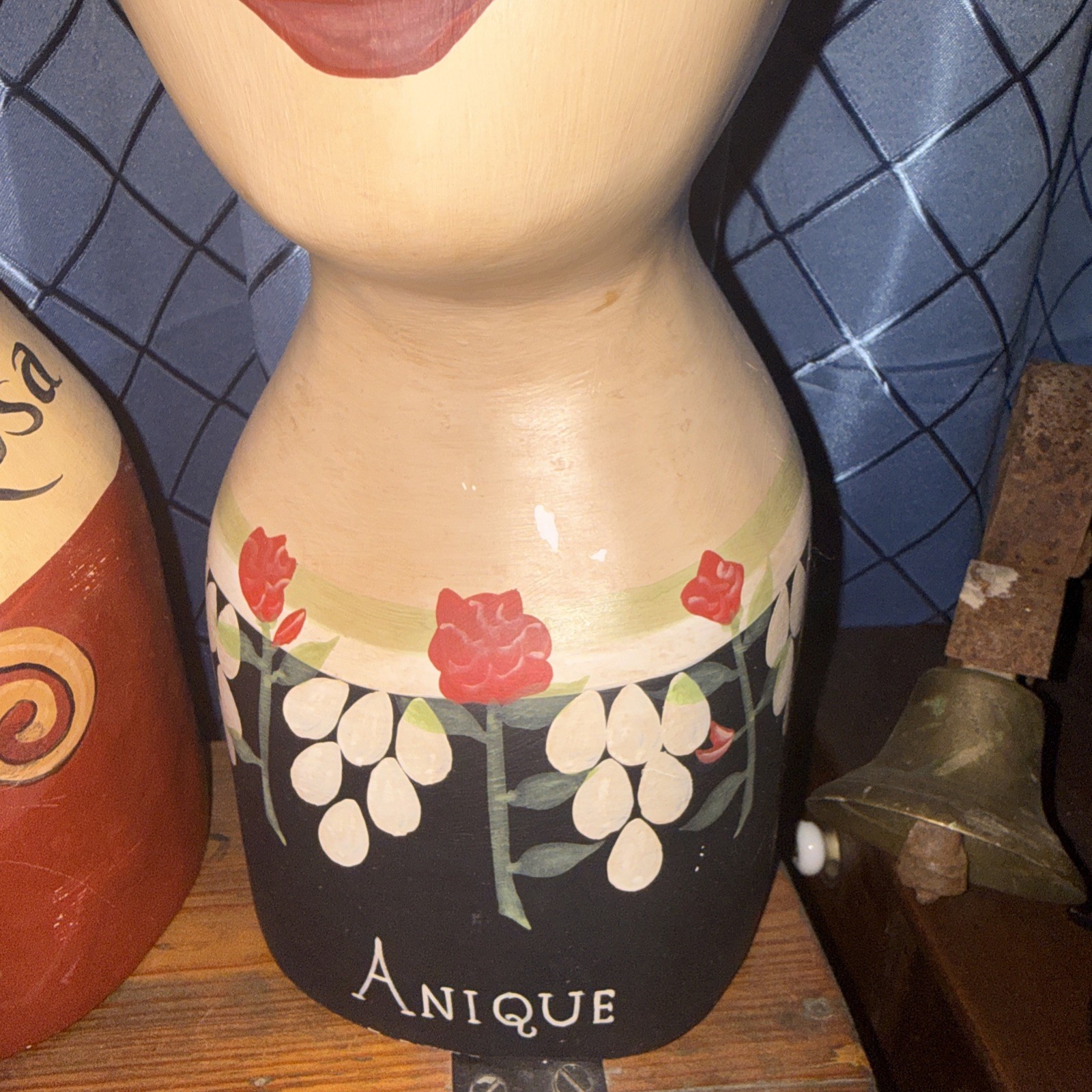 Vintage Millinery Plaster Heads Anique, Rosa, & Mme De Chelles Hat/wig Display