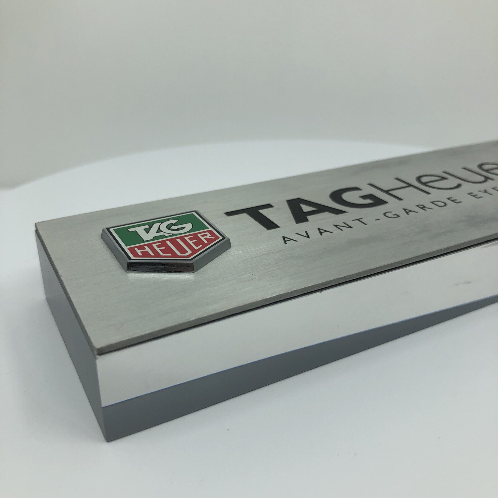 Tag Heuer Avant Garde Eyewear Display Logo Plaque Logo DISPLAY Piece Sign