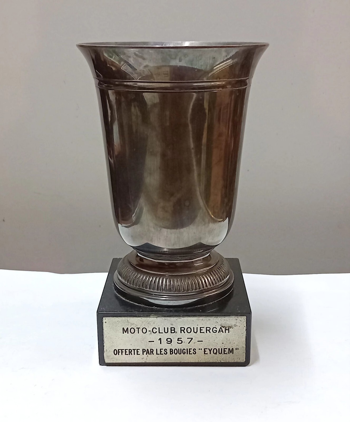 Antique Motorcycle Racing Trophy Cup