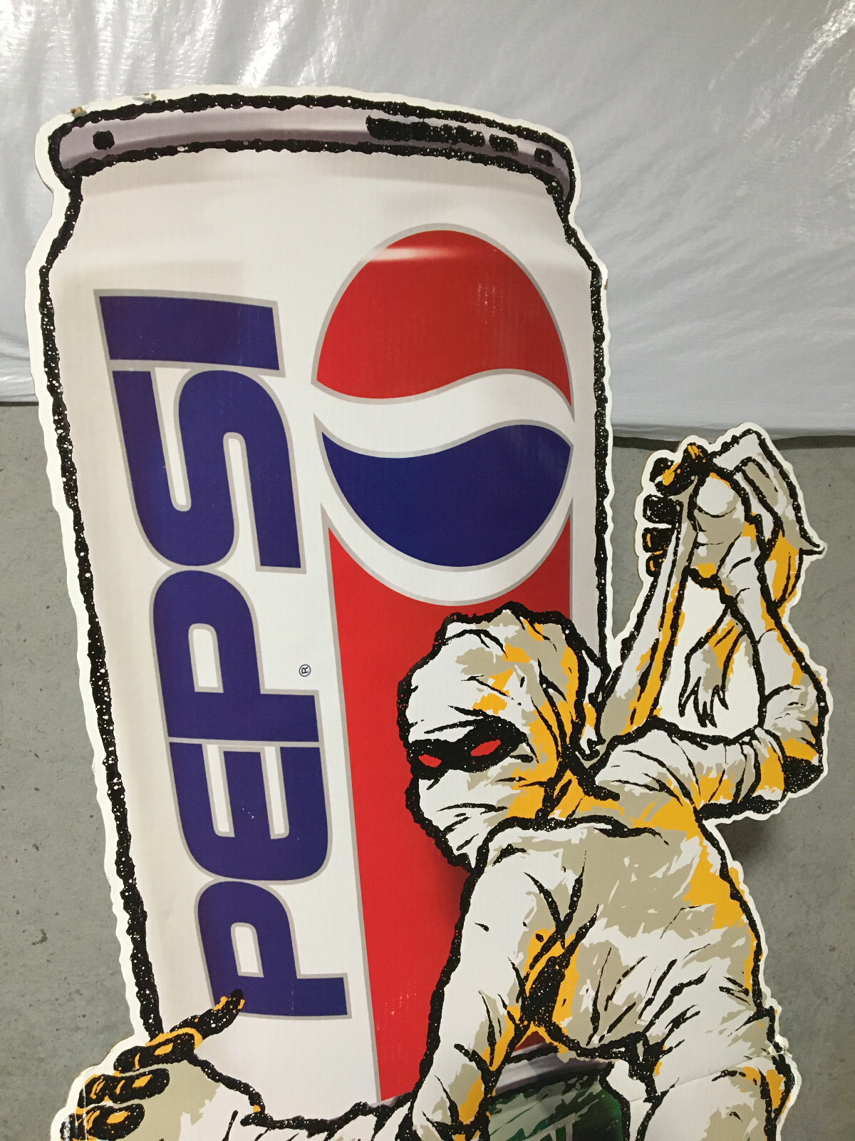 RARE Goosebumps Pepsi Mountain Dew – Mummy Standee Store Display Cutout Mid 90’s