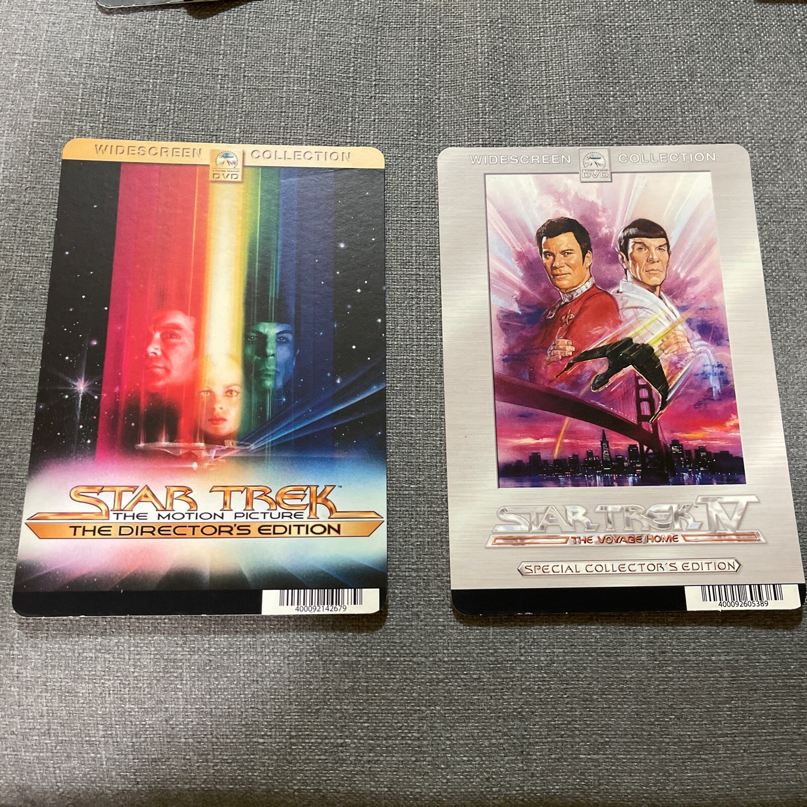 STAR TREK BLOCKBUSTER VIDEO SHELF BACKER CARD Mini Poster 5.5″X8″ lot 2 Rare