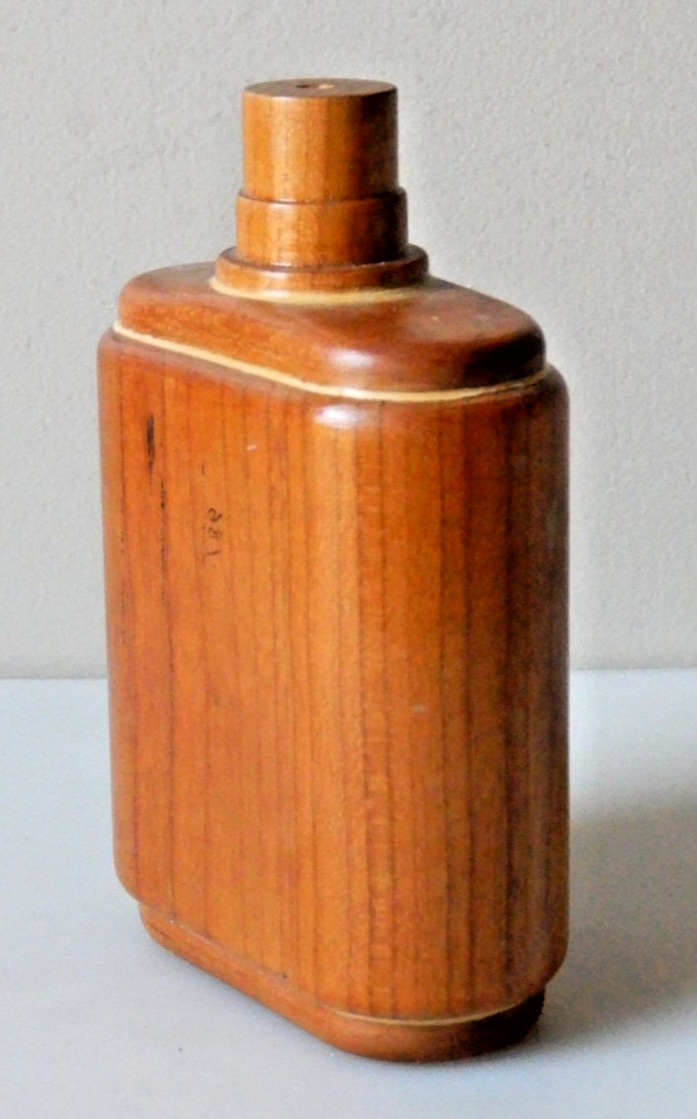 Wood Turned Perfume Store Display 4 1/4″ x 2 5/8″ x 1 1/4″
