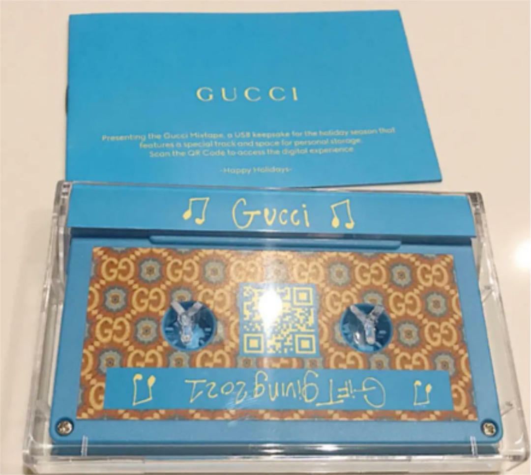 Gucci Music USB Cassette Tape Motif Promotion Item Novelty 100th Anniversary