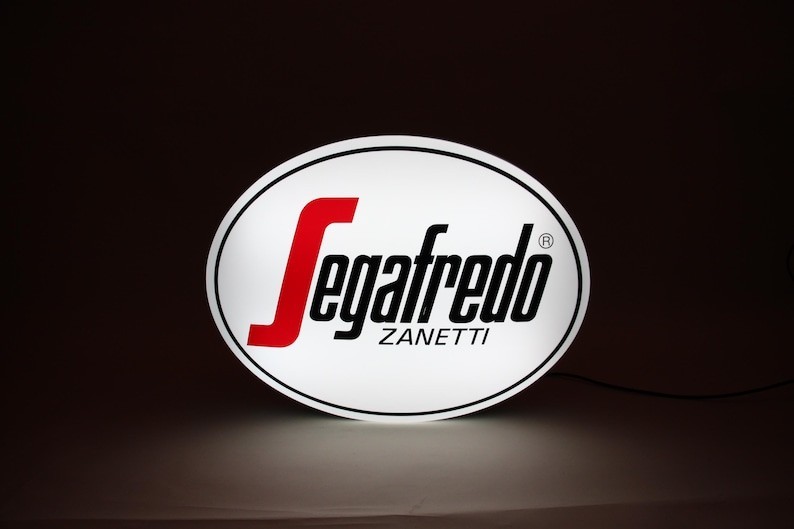 Segafredo Zanetti Coffee Advertising Light Sign Table, Bar Furniture New