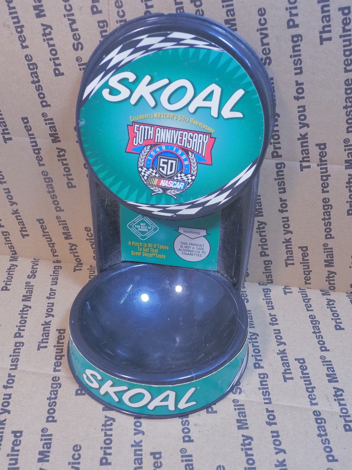 Skoal NASCAR penny tray 50th anniversary store display Bandit A4