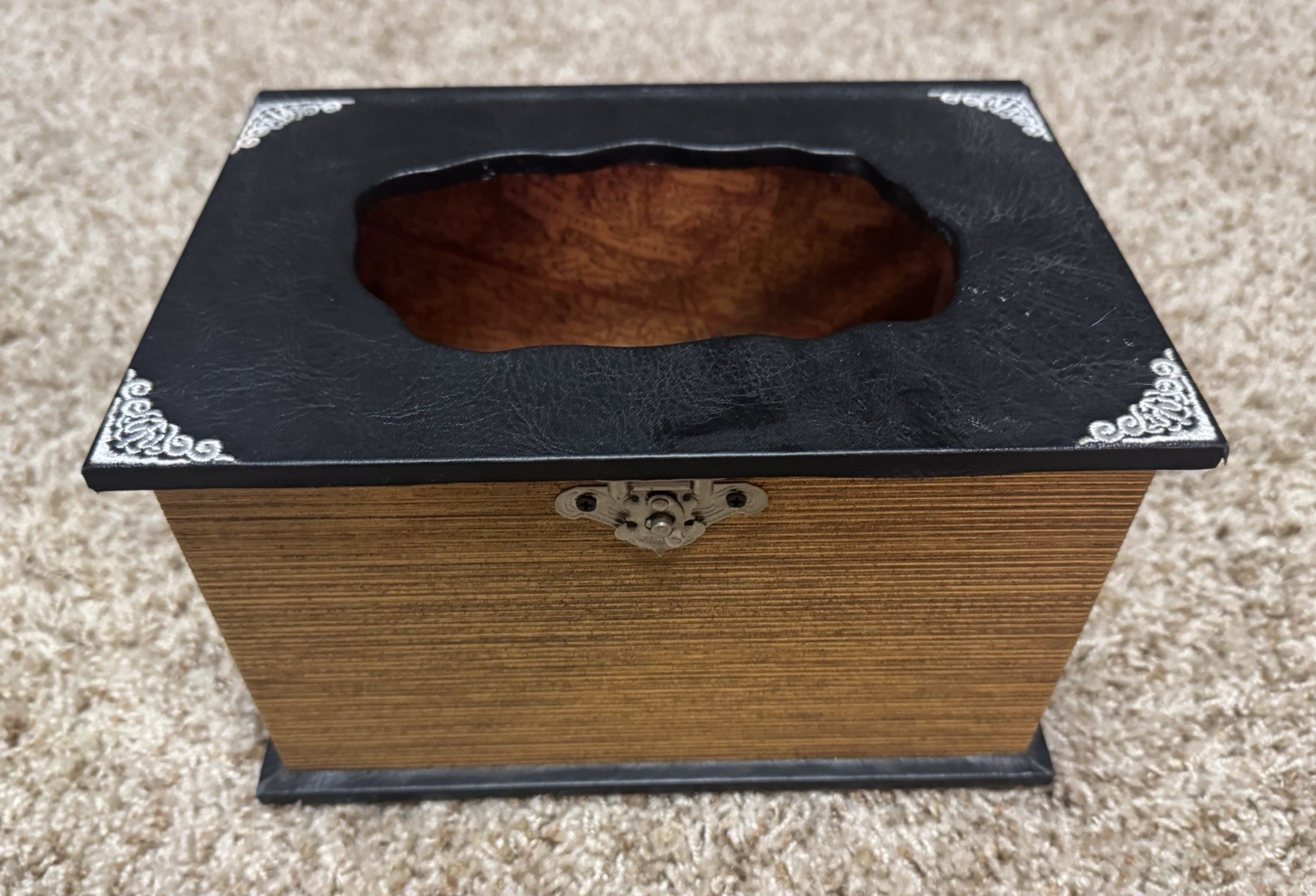 Vintage Pyrat Rum Bottle Display Box With Working Latch Book Case Design