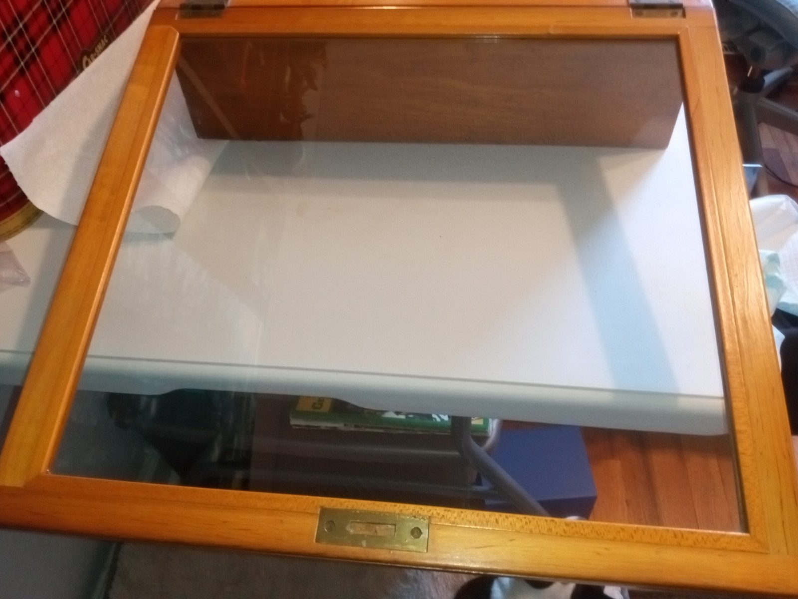 Vintage Early 1900s Hardware Store File Display Case ..Delta Files…..