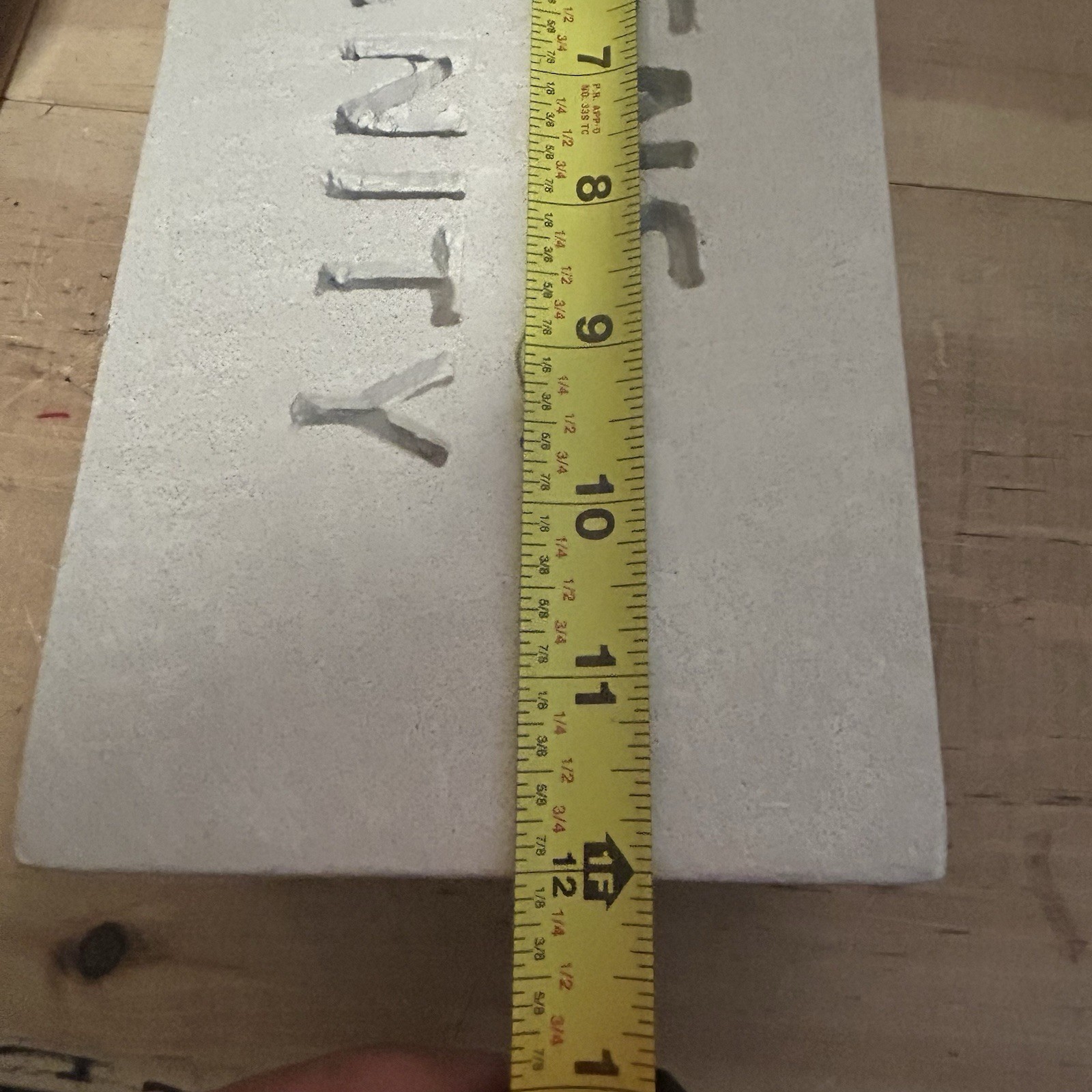Citizens Of Humanity Denim Store Advertising Countertop Display Sign Prop