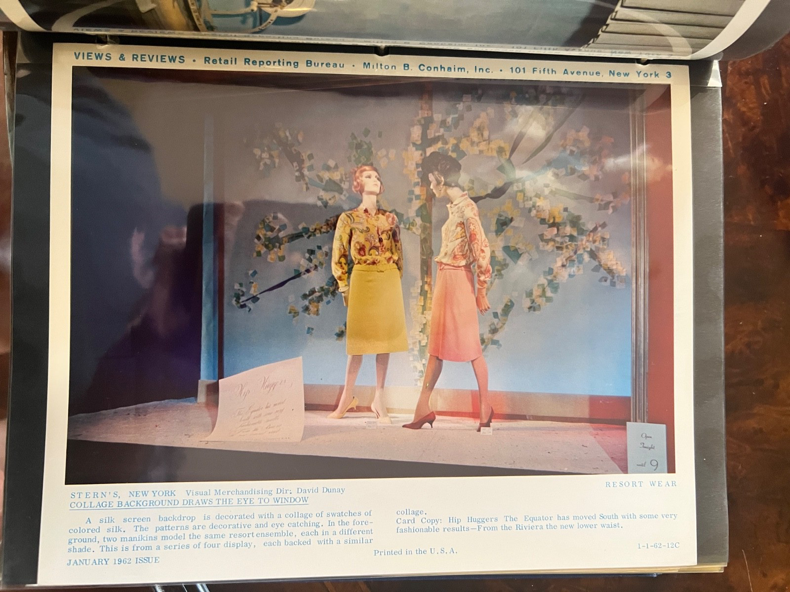Lot (147pp)-1960’s Fashion Display Photos-Retail Reporting Bureau-View & Review.