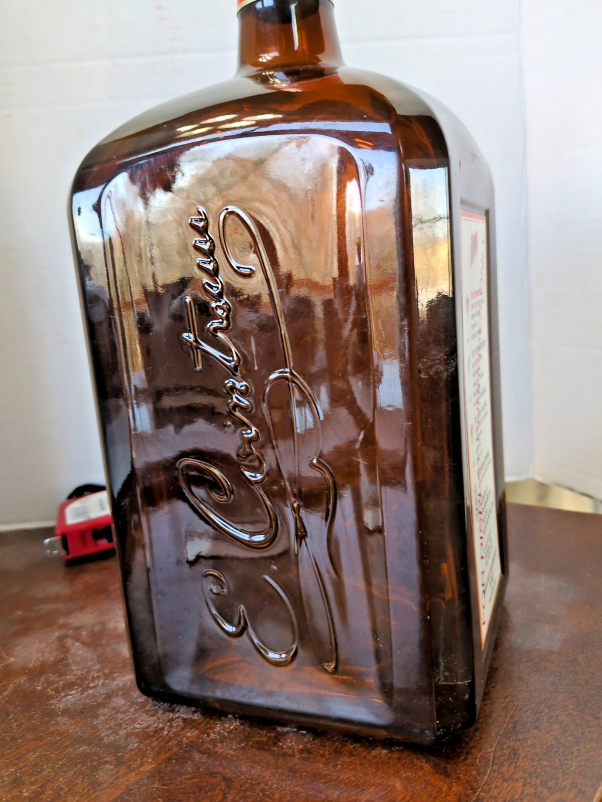 Cointreau 3 L Display Only Collector’s Bottle 12.5 In Tall