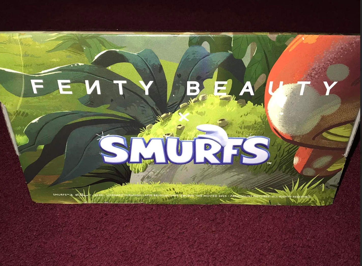 Fenty Beauty Ulta PROMO DISPLAY Smurfs Collection RARE HTF Rihanna Gift Idea