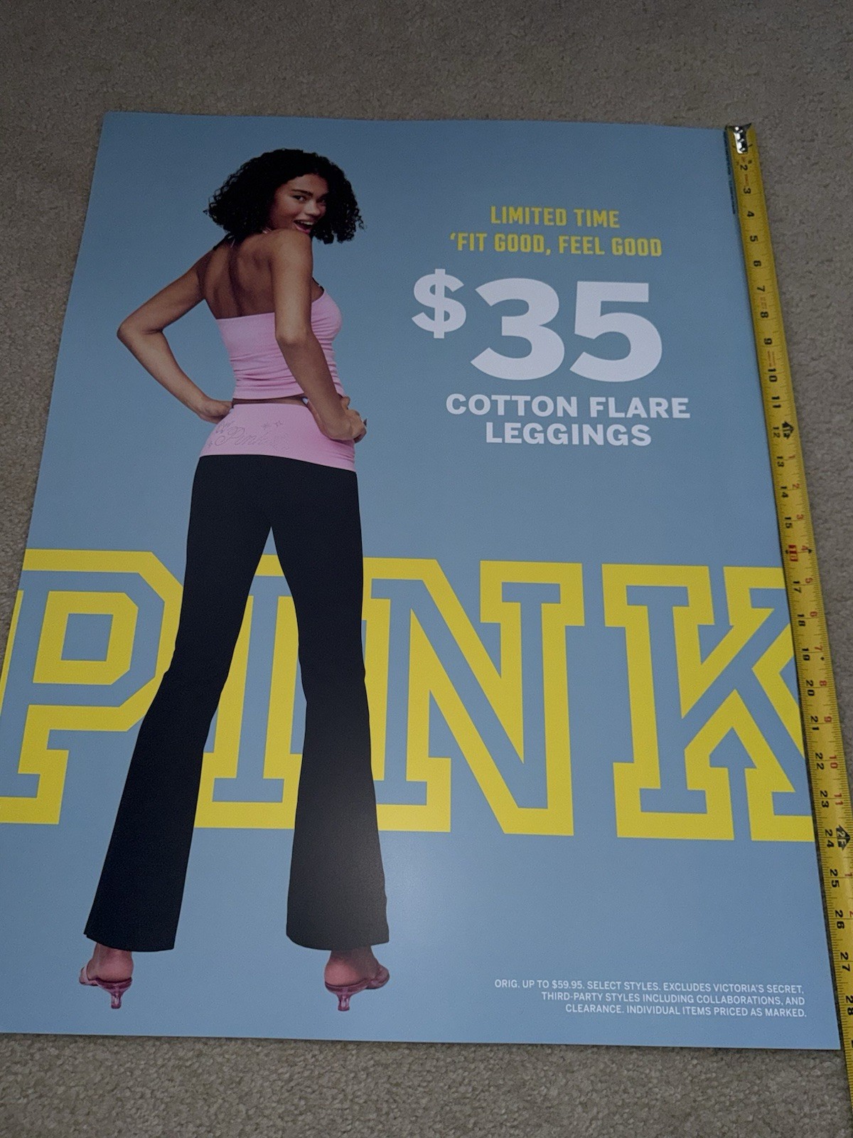 Victoria’s Secret Pink Promo Poster Rare!