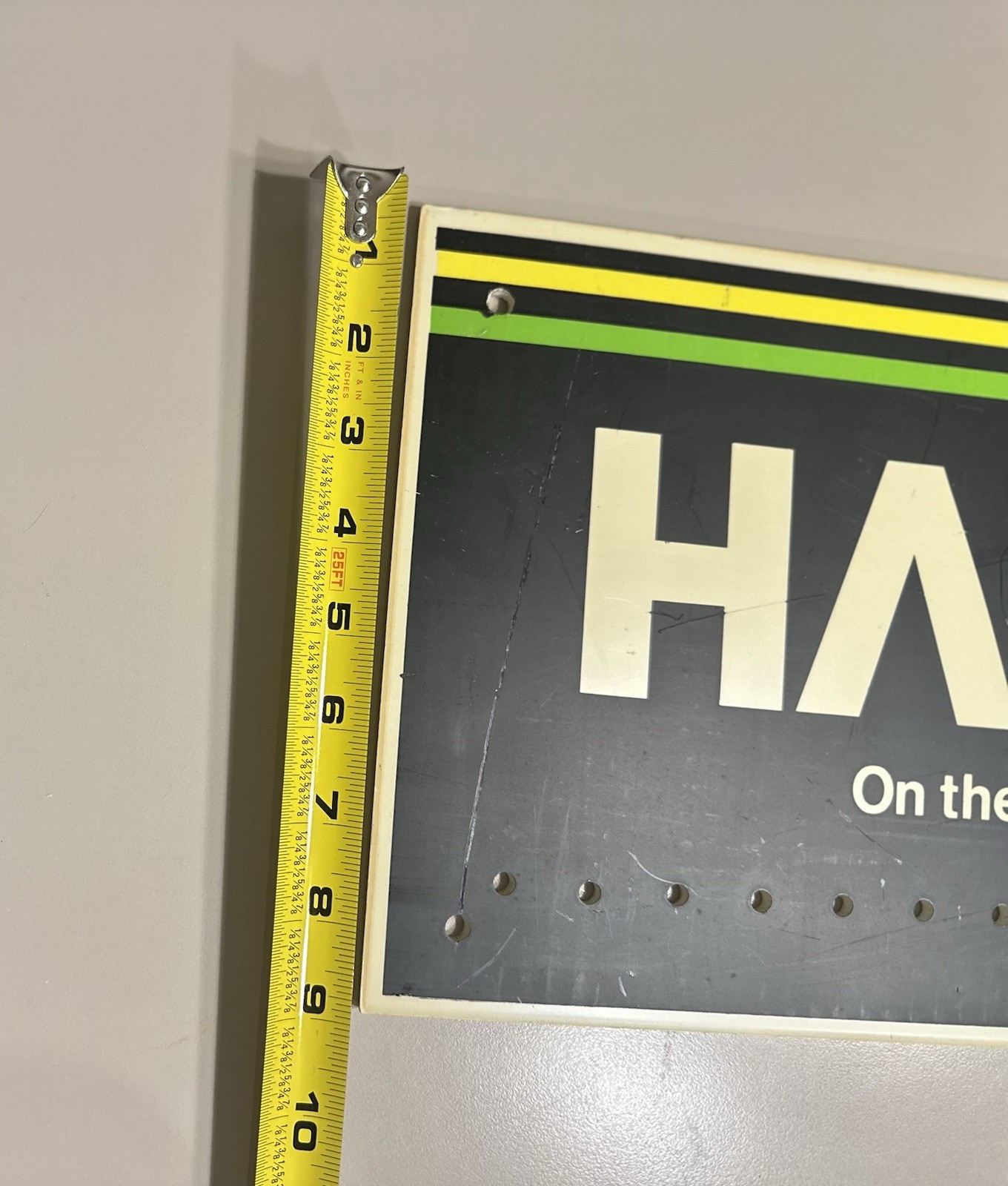 Vintage Antique Advertising Dealer Display Sign Harada Antennas AM FM Triway CB