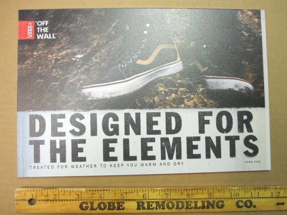 VANS 2013 skateboard surf snow MTE Dealer Display Signage Flawless New Old Stock