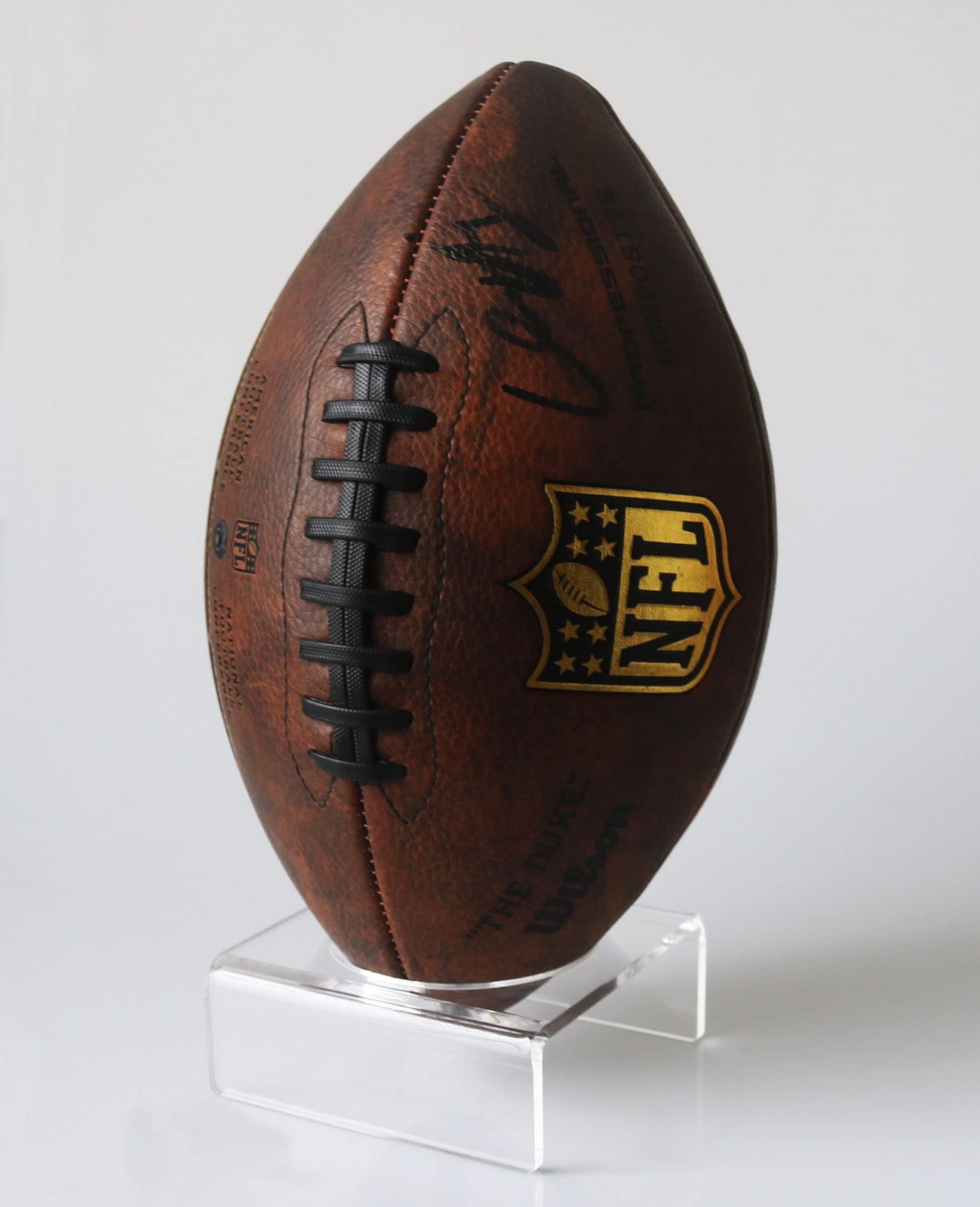 Clear Acrylic Football Stand, Display Holder for Basketball,