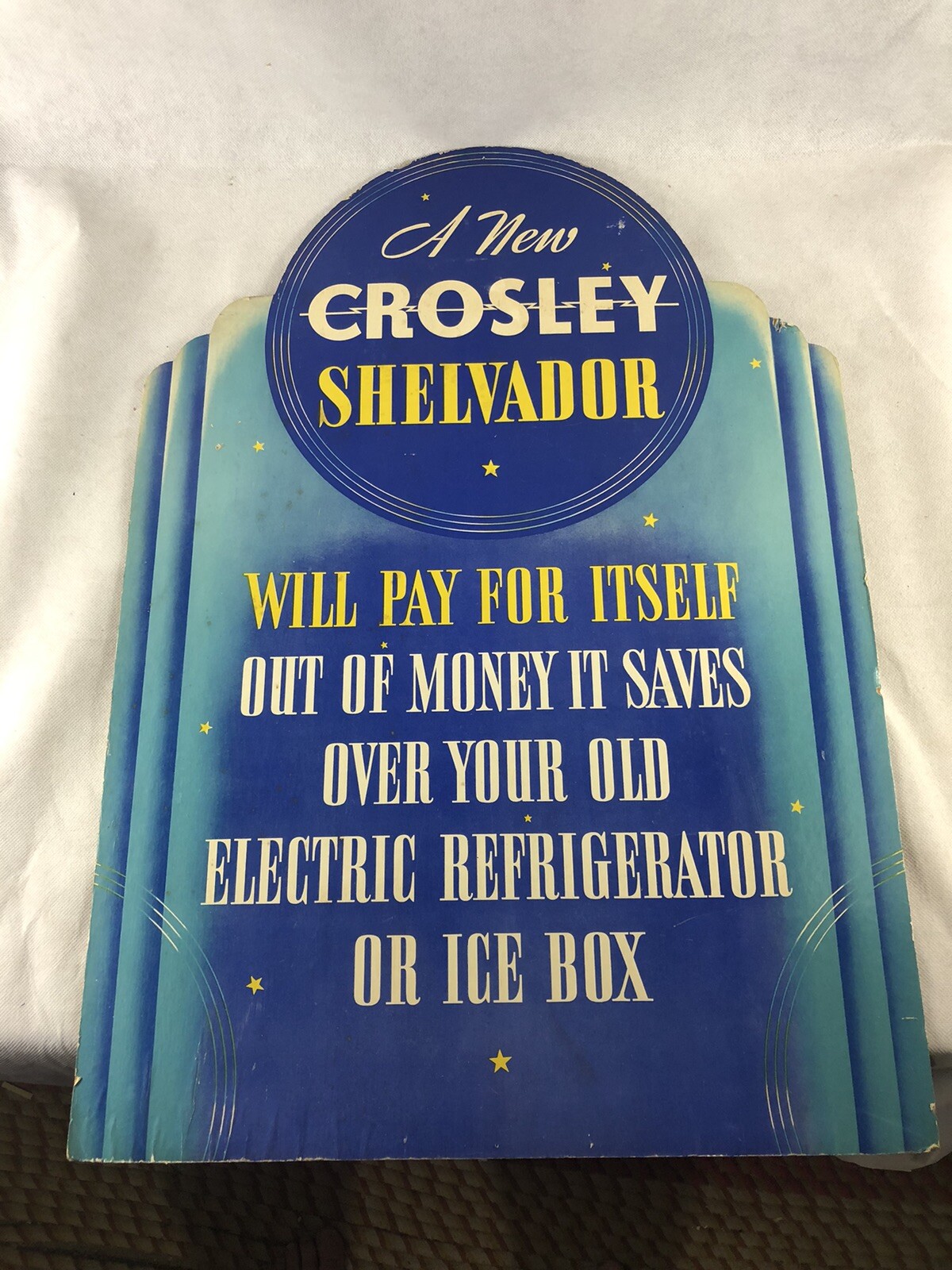 Crosley Shelvador, Refrigerator Store Display, Circa 1930’s