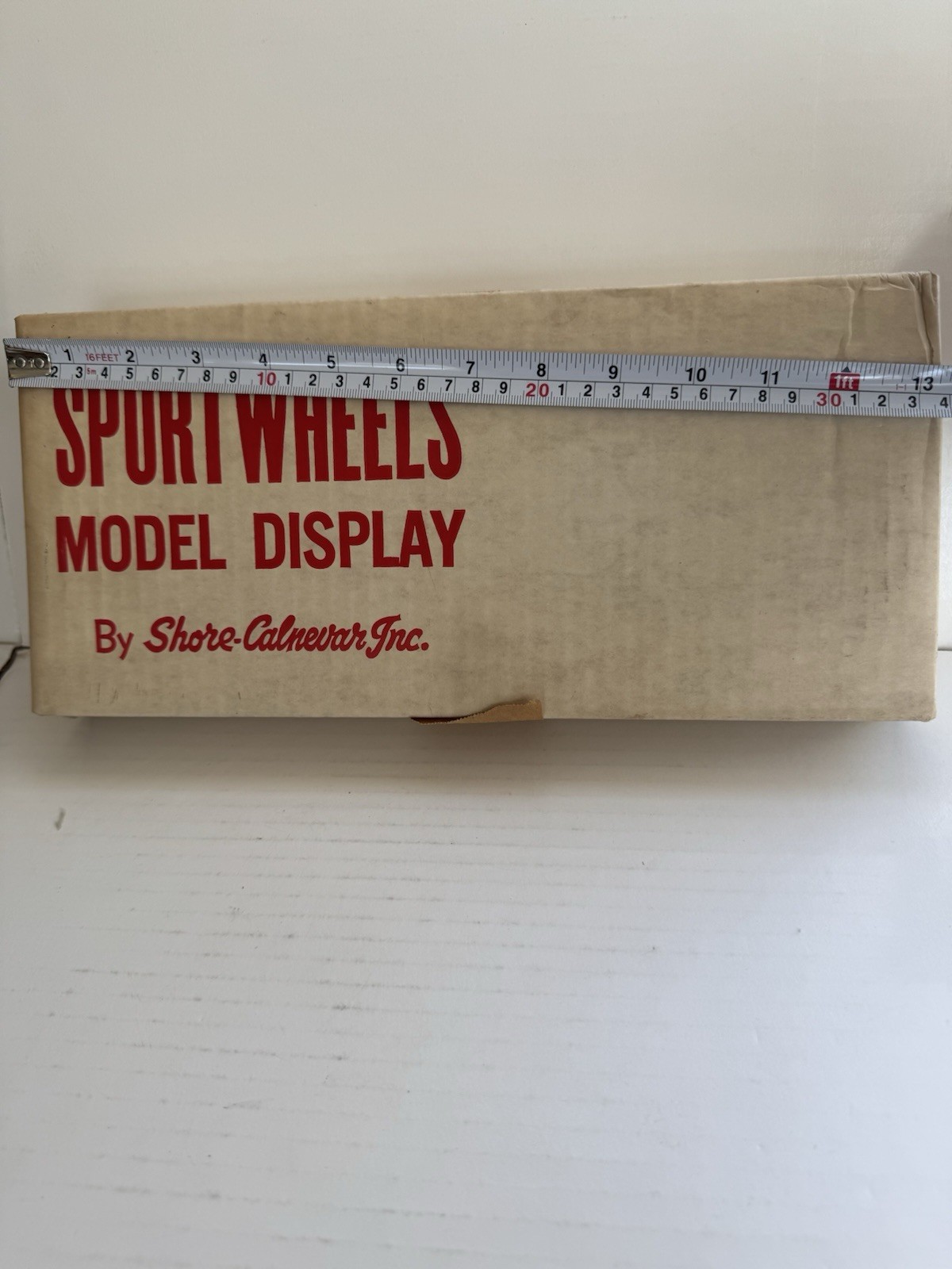 Vintage 1960 SPORTSWHEELS Display -12.5″ X 5.5″ IN THE ORIGINAL BOX