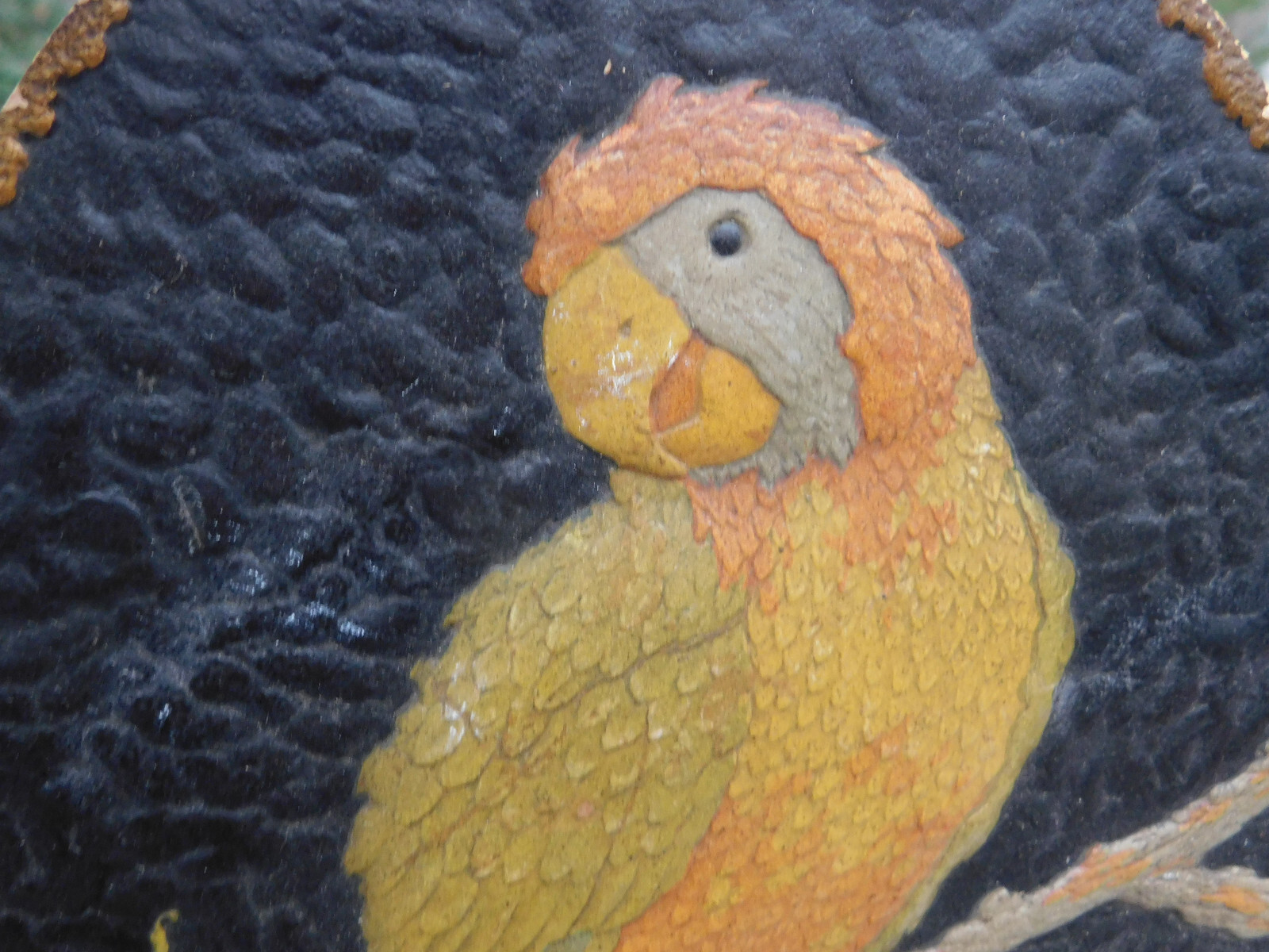 Antique Poll-Parrot Shoes 3-D Cardboard Store Display Sign 15.5 x 10″ *VERY OLD*