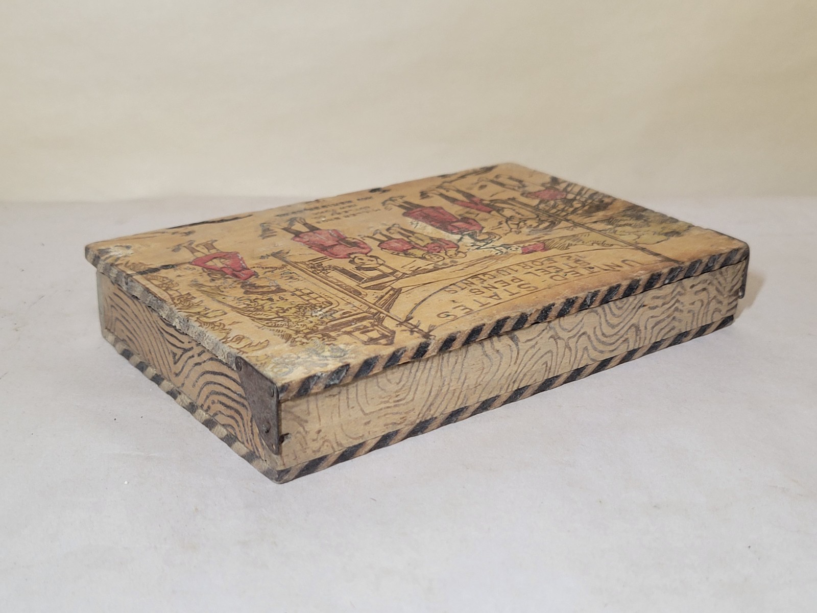 1910s Pen Nib Box United States Steel Pens Miller Bros Antique Store Display