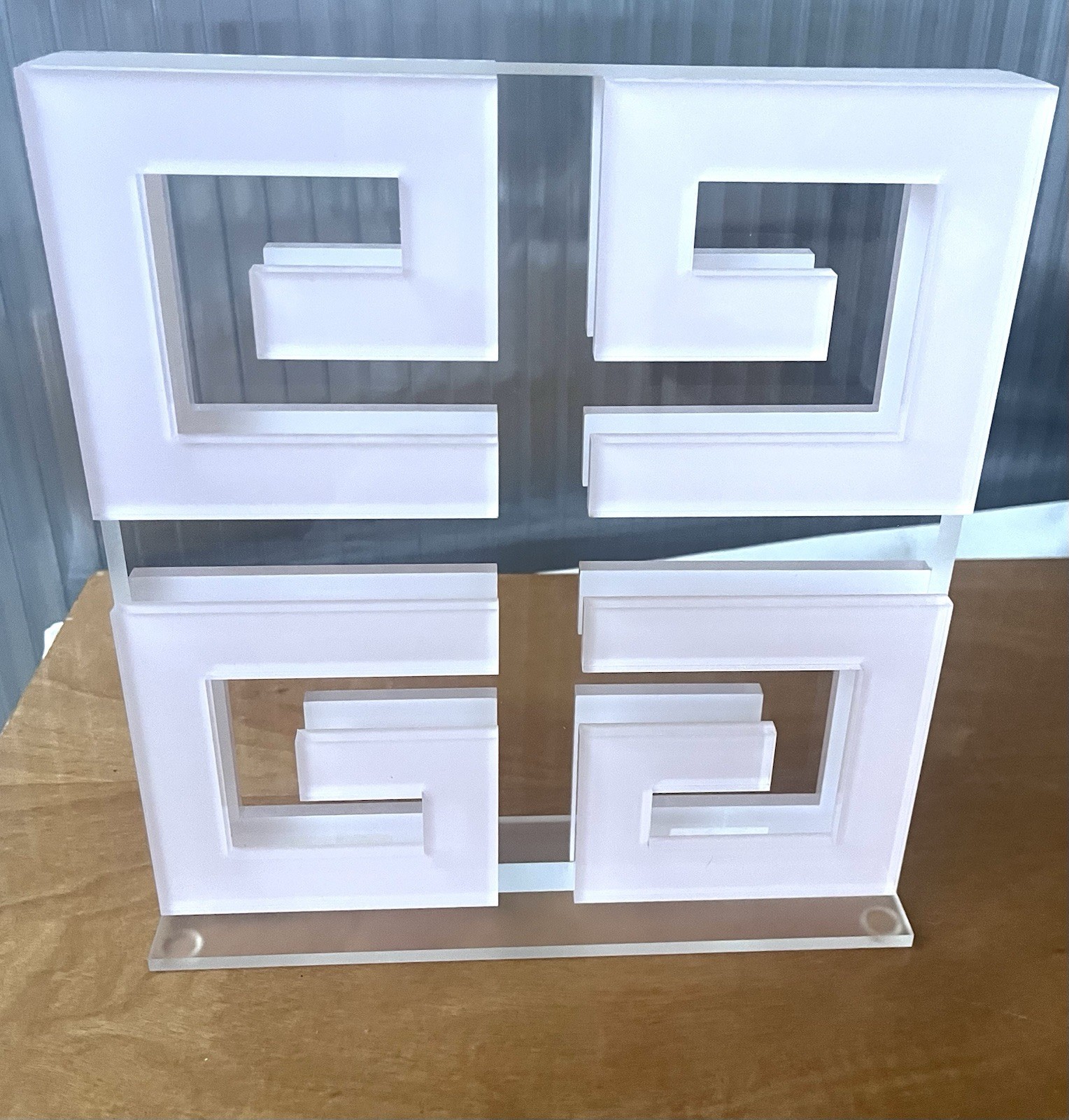 Givenchy Jumbo Large Acrylic Countertop Platform Display 4G Shelf Store Logo