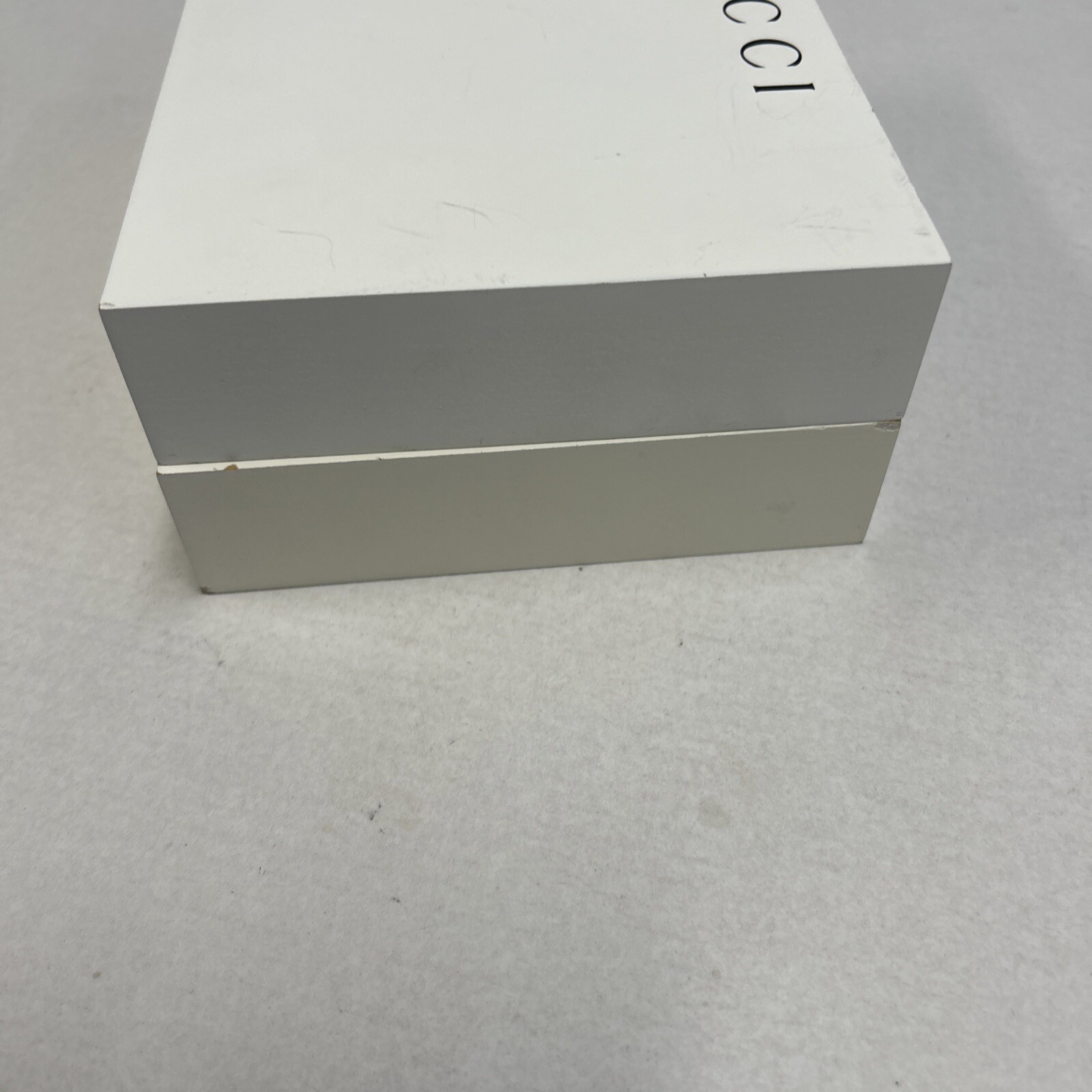 ( 2 ) GUCCI Display Countertop Platform Shelf Store Dealer Logo